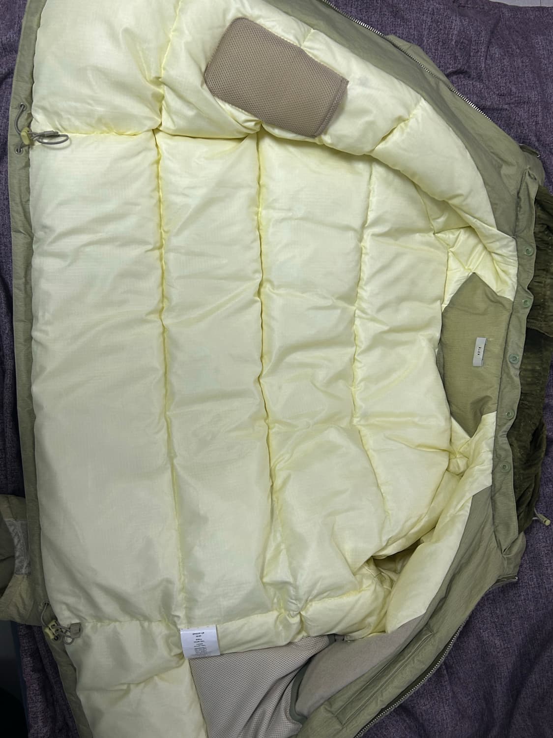 [3] xlim ep4 01 DOWN JACKET 패딩 그린색상 상품이미지7