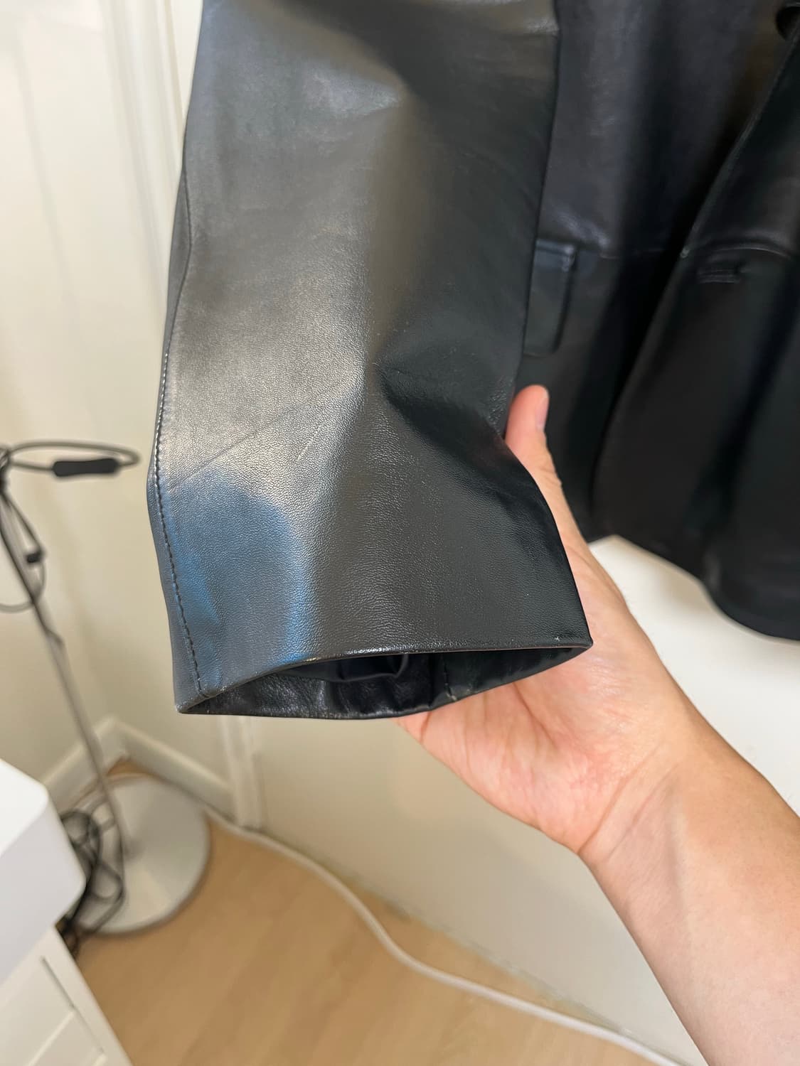 유니온베이 양가죽 자켓 블랙 95 상품이미지5