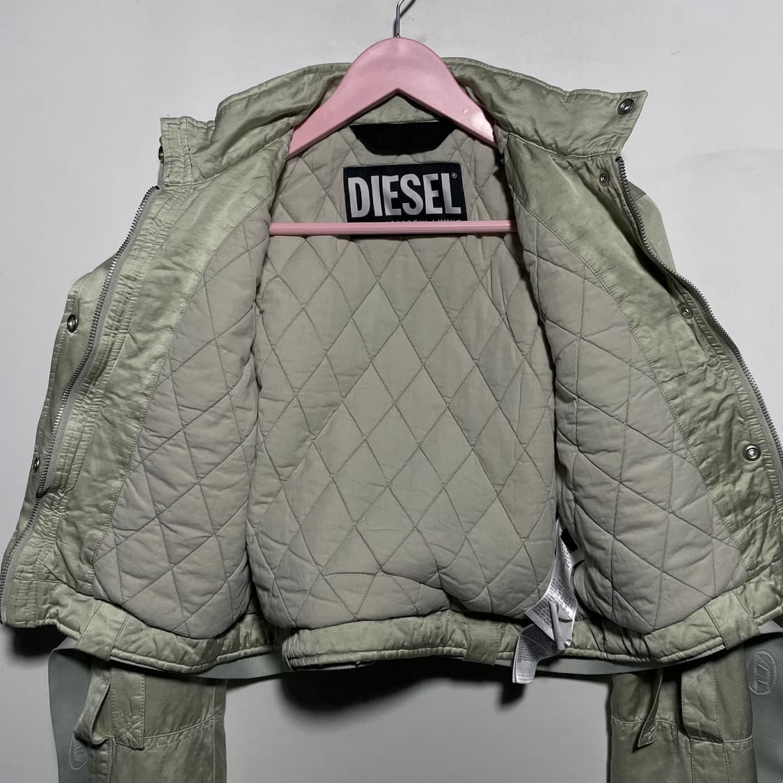 디젤 G-Tali 린넨 블렌드 크롭 자켓 상품이미지8