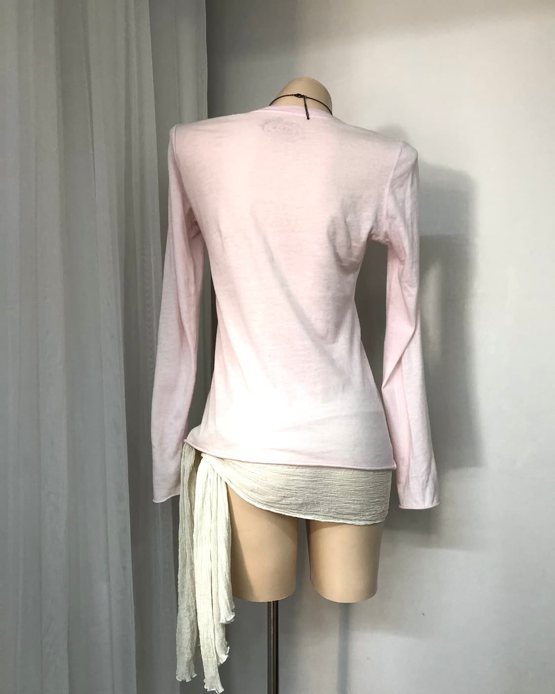 antique floral baby pink long sleeve 상품이미지4