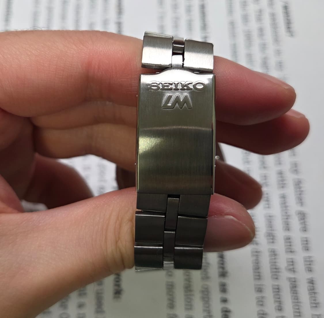 레어] 빈티지 세이코 LM로드매틱 순정 블루그라데이션 한자 데이데이트 상품이미지6