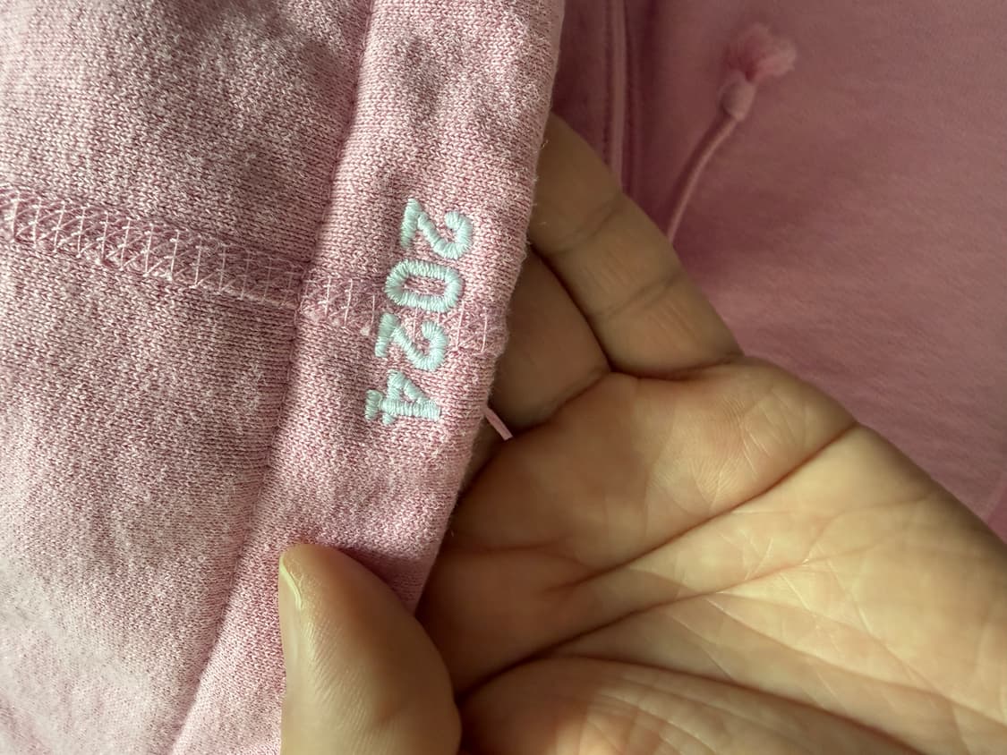 24fw 슈프림 박스로고 후드 L 더스티핑크 상품이미지4