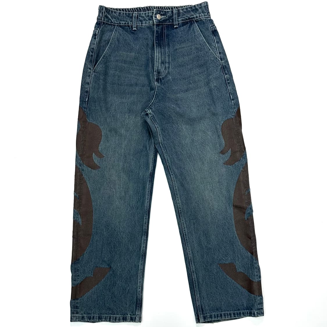 Xtonz flower denim pants 상품이미지4