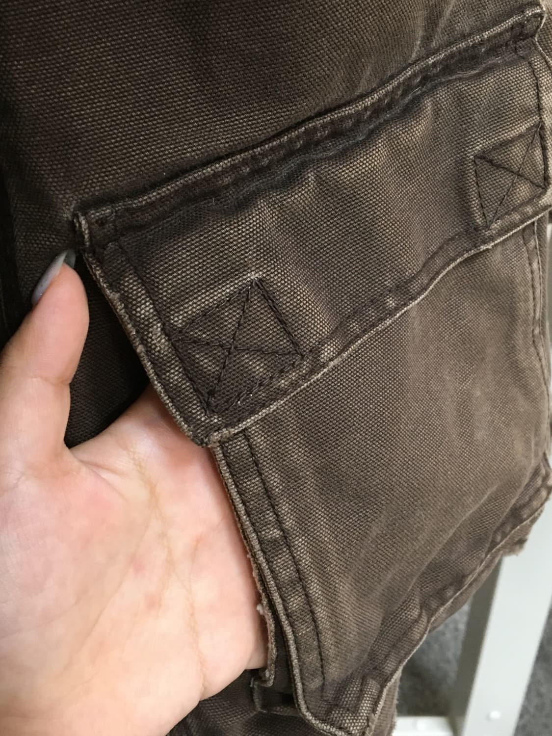 칼하트 키즈/우먼 빈티지 후드 집업 브라운 상품이미지5