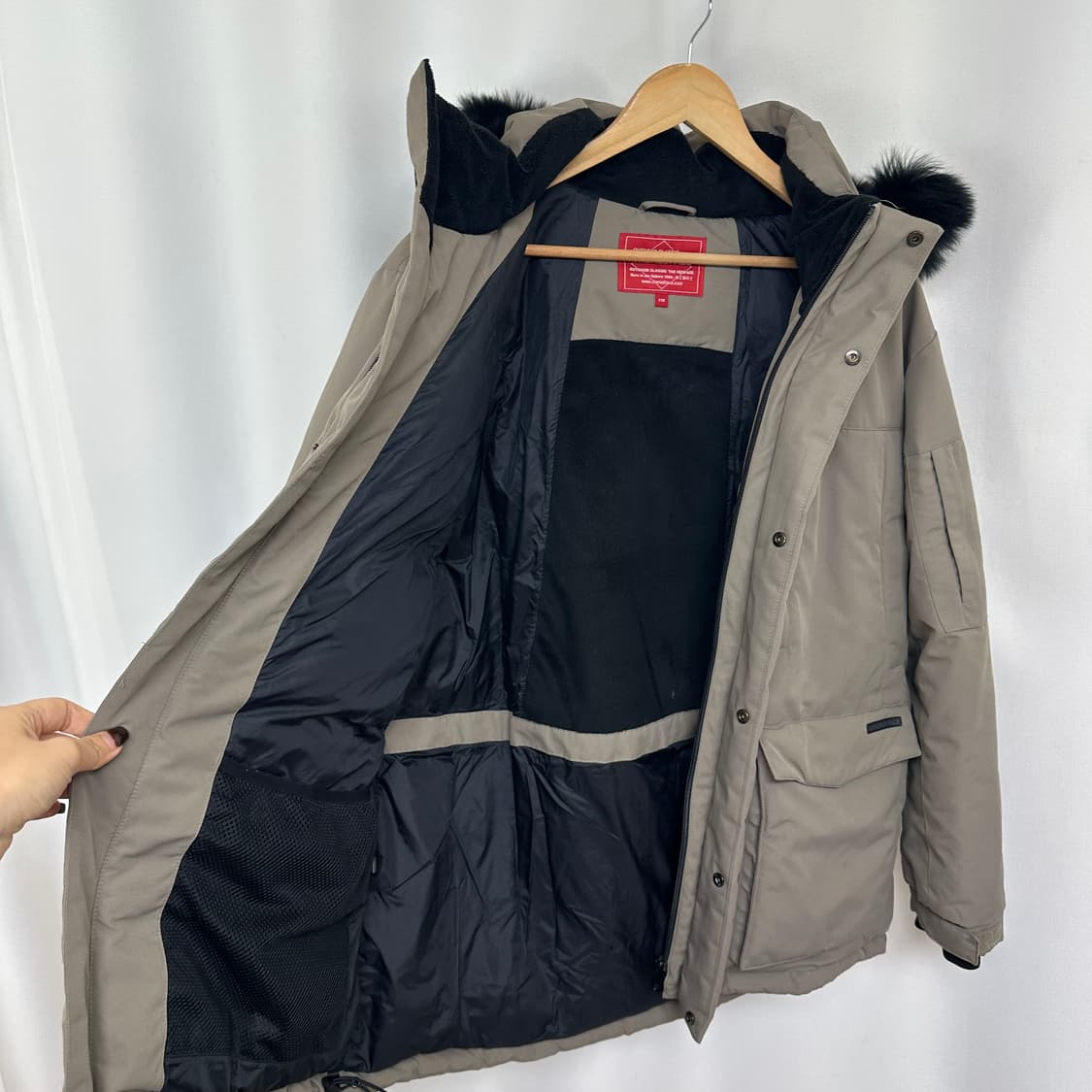  더레드페이스 남자 패딩점퍼 여우퍼 오리털 최상 110 상품이미지3