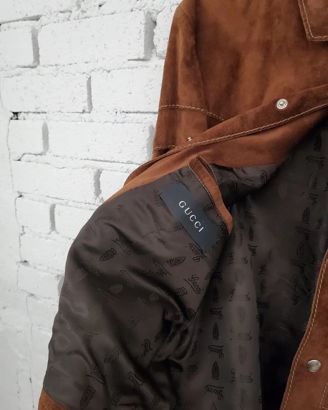 구찌 스티치 스웨이드 자켓 상품이미지8