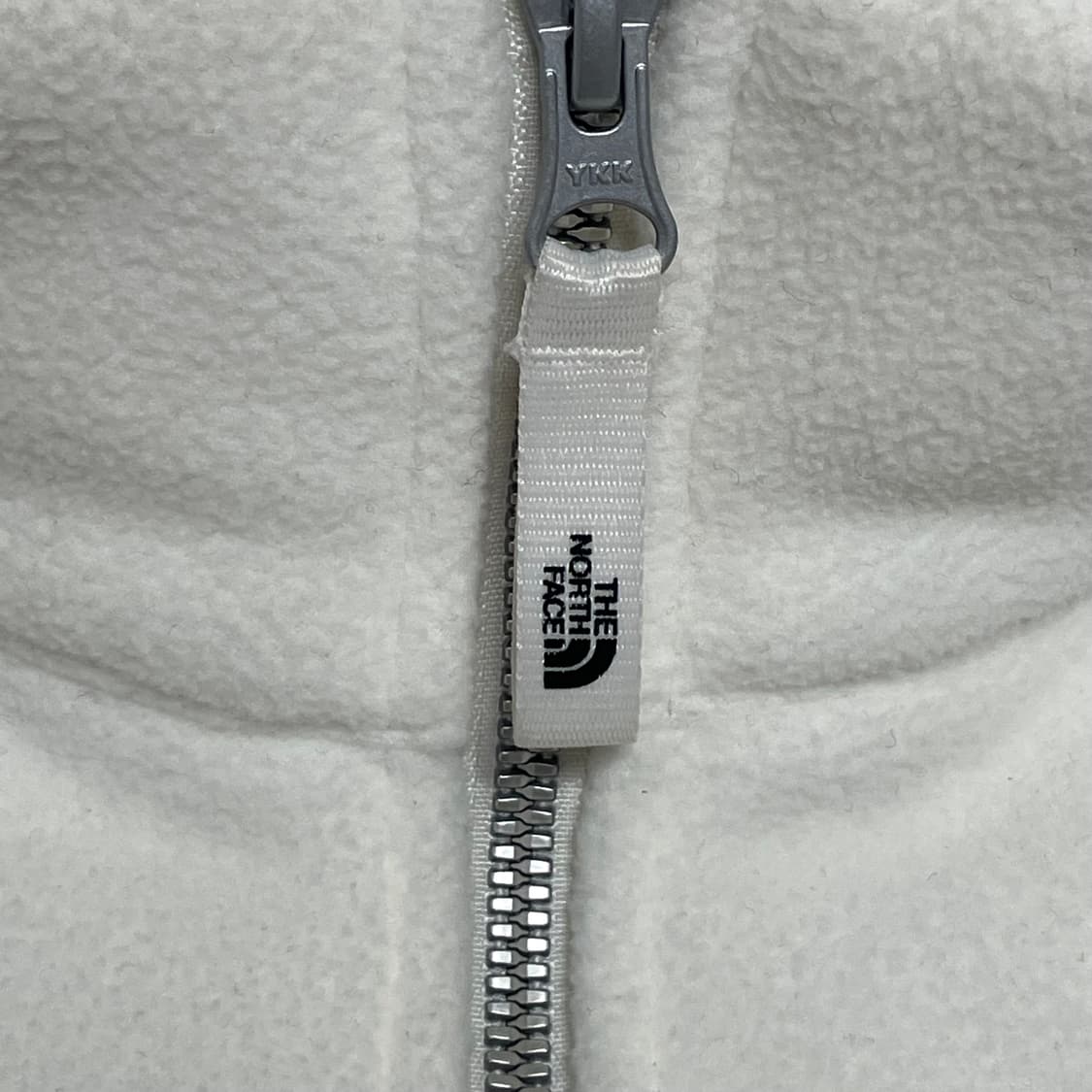 노스페이스 화이트 밍크 기모 플리스 자켓 남성S 상품이미지3