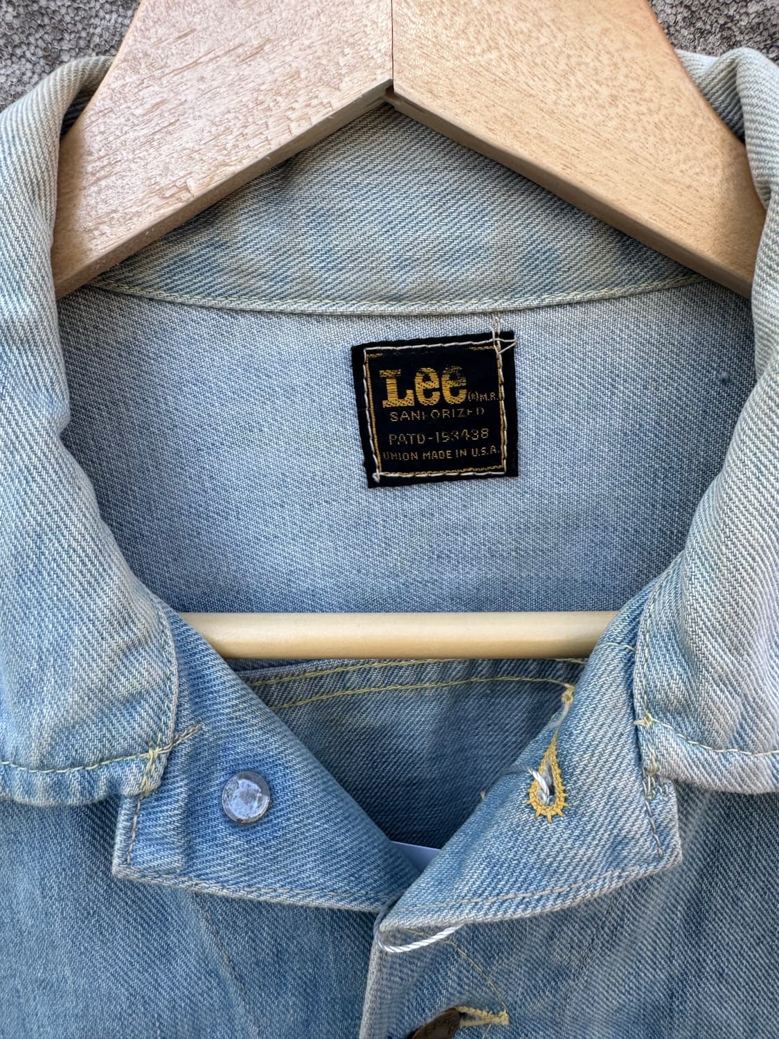70s lee 빈티지 101-j 웨스턴 데님 트러커 자켓 상품이미지6