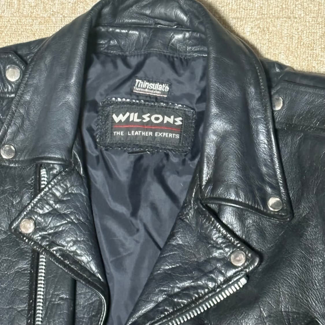 윌슨 더블라이더 가죽자켓 L 상품이미지3