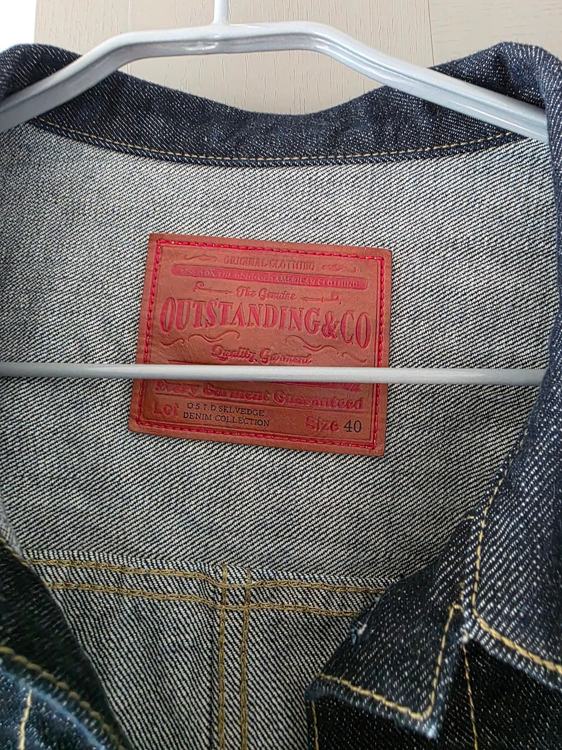 아웃스탠딩 W.W. II 셀비지 데님 자켓 40(M) 사이즈 상품이미지2