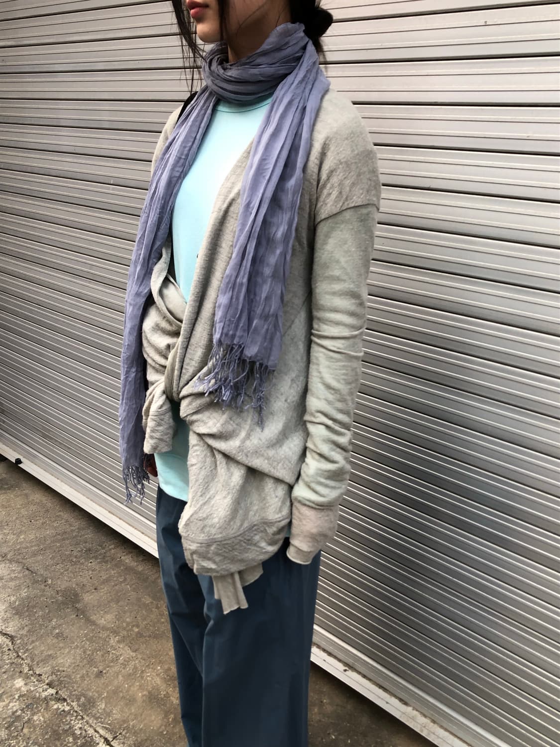 일라리아 니스트리 아티잔 비대칭 가디건 상품이미지5