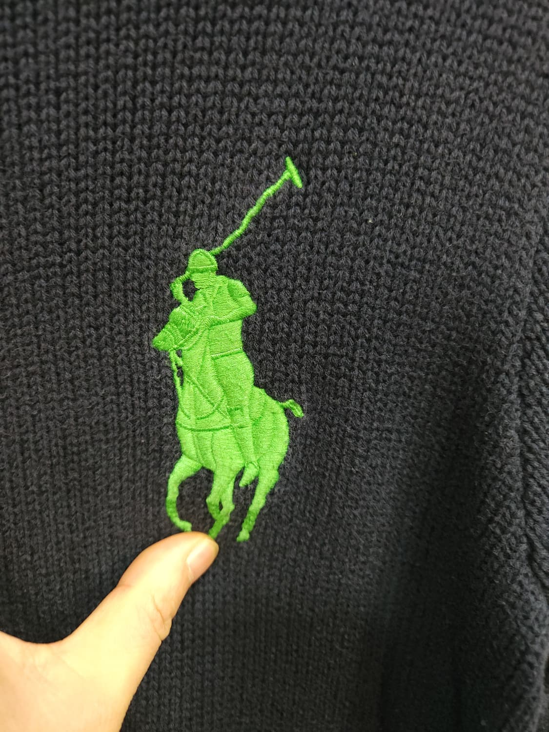  폴로 랄프로렌 빅포니 코튼 니트 집업자켓

 상품이미지3