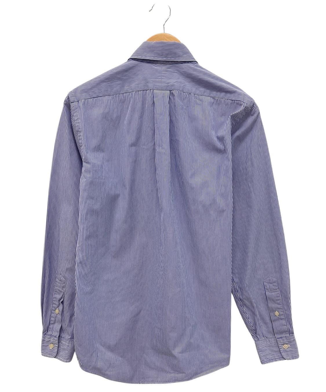 폴로 클래식핏 줄무늬 셔츠 화이트&블루네이비 (S) 상품이미지6