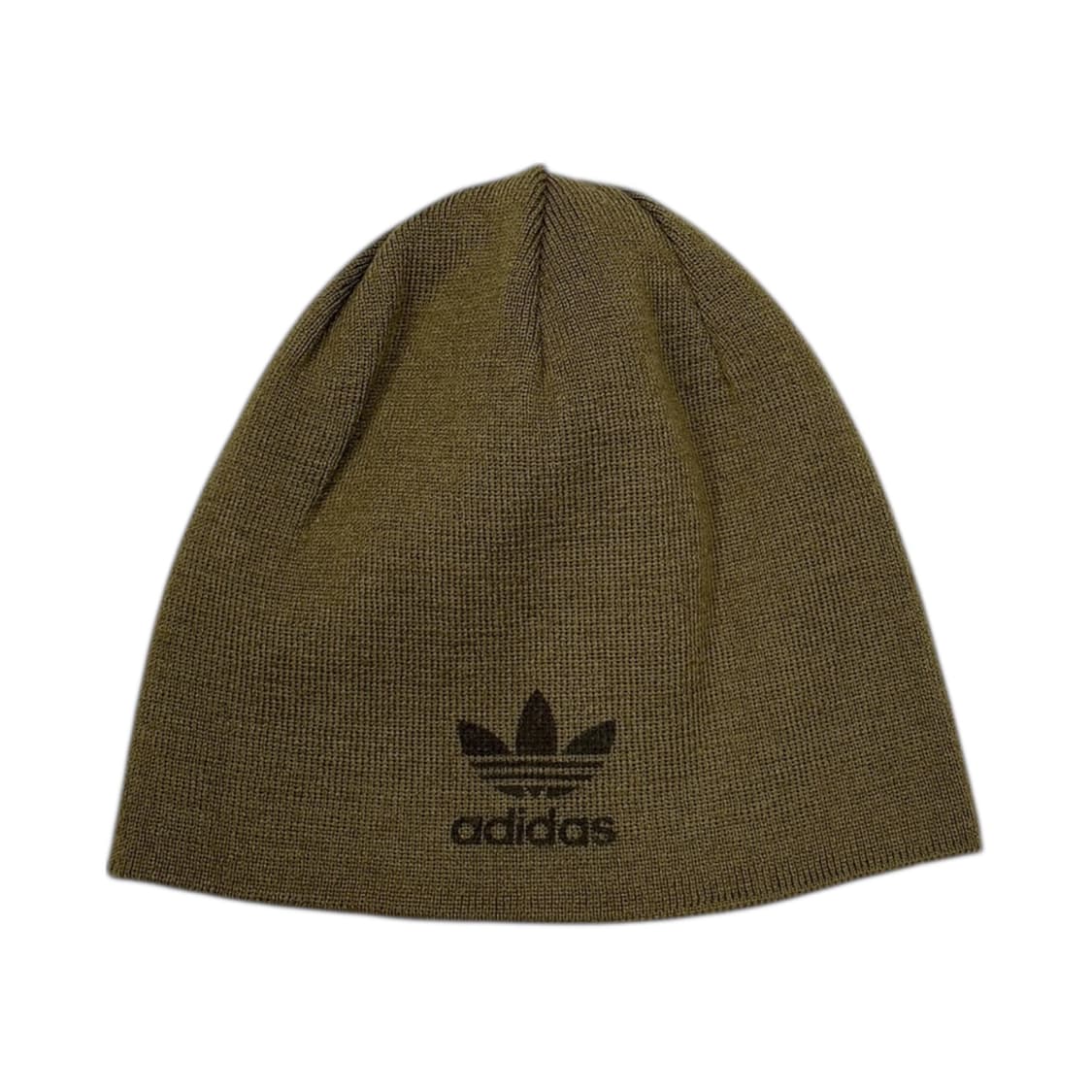아디다스 빈티지 스펠로고 리버서블 양면 Y2K 비니 모자 브라운 상품이미지3