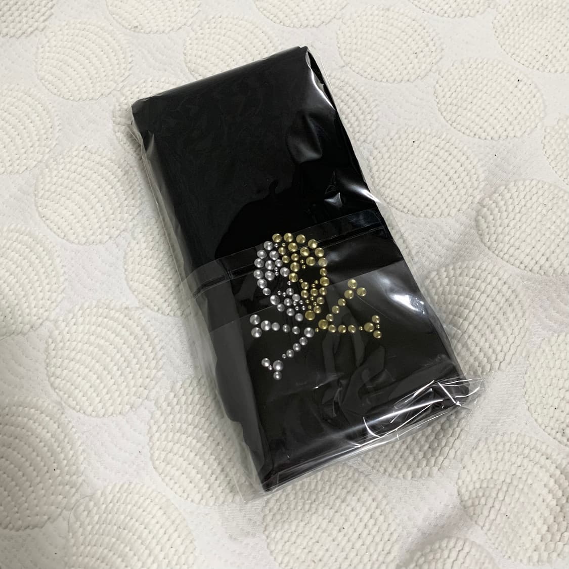 새상품 스컬 스터드 블랙 스타킹 상품이미지3