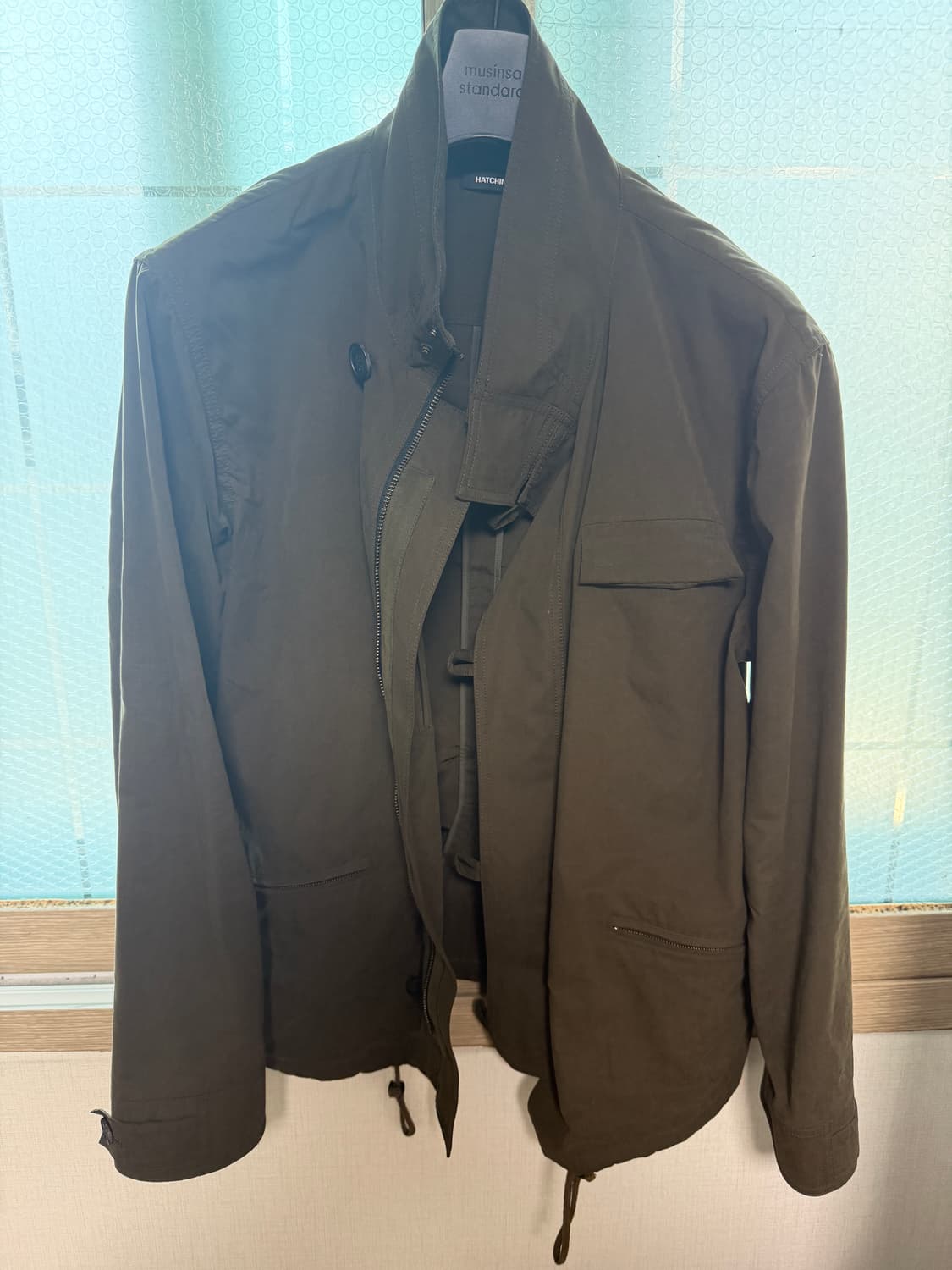 [4]해칭룸 레귤러 파카 다크 카키 4사이즈 상품이미지3