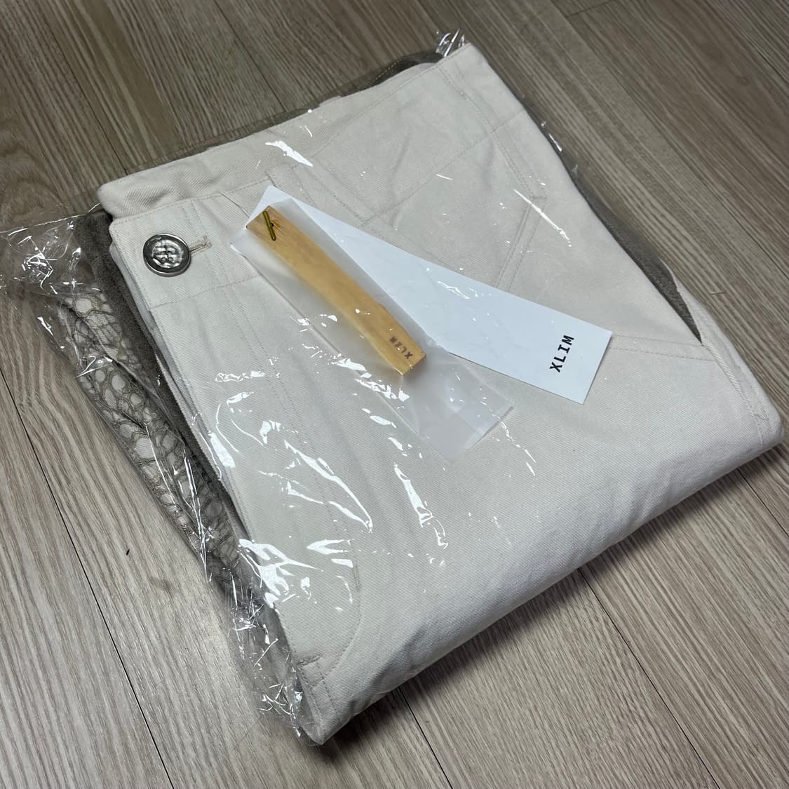 [2,3] xlim ep4 05 트라우저 아이보리 엑슬림 팬츠 상품이미지5