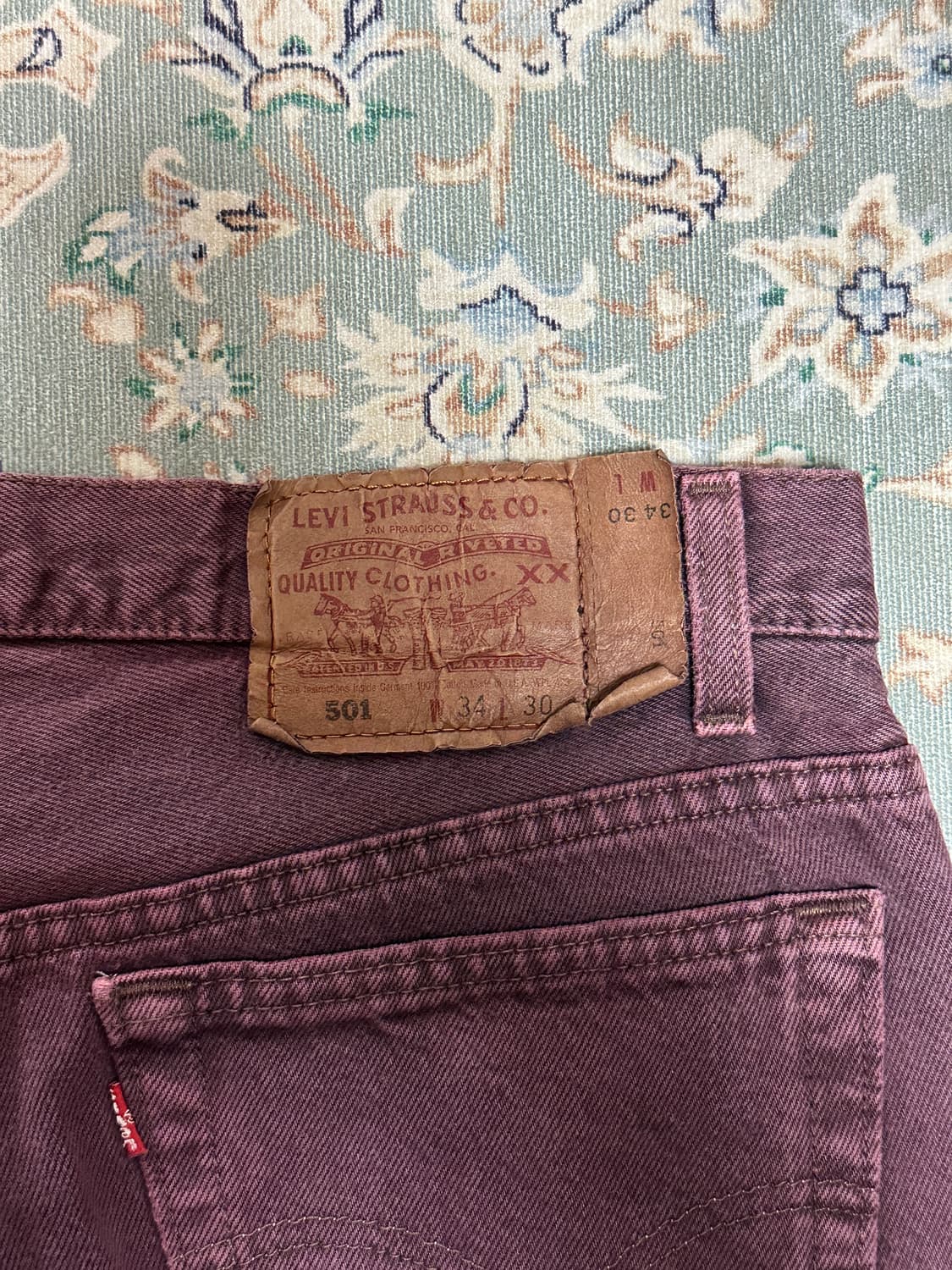 (32)리바이스501 퍼플 상품이미지3