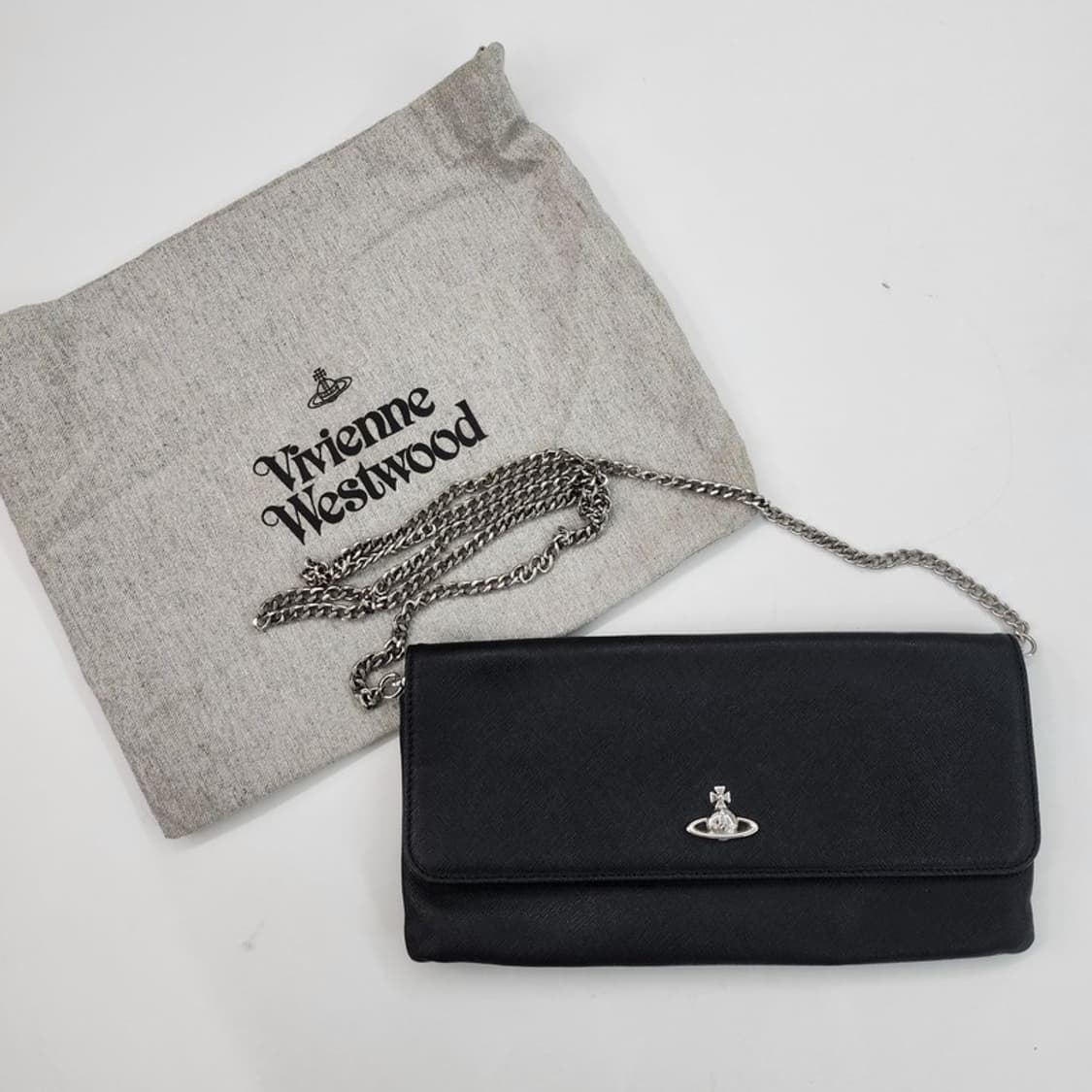 VIVIENNE WESTWOOD 사피아노 체인 스트랩 크로스백 상품이미지2