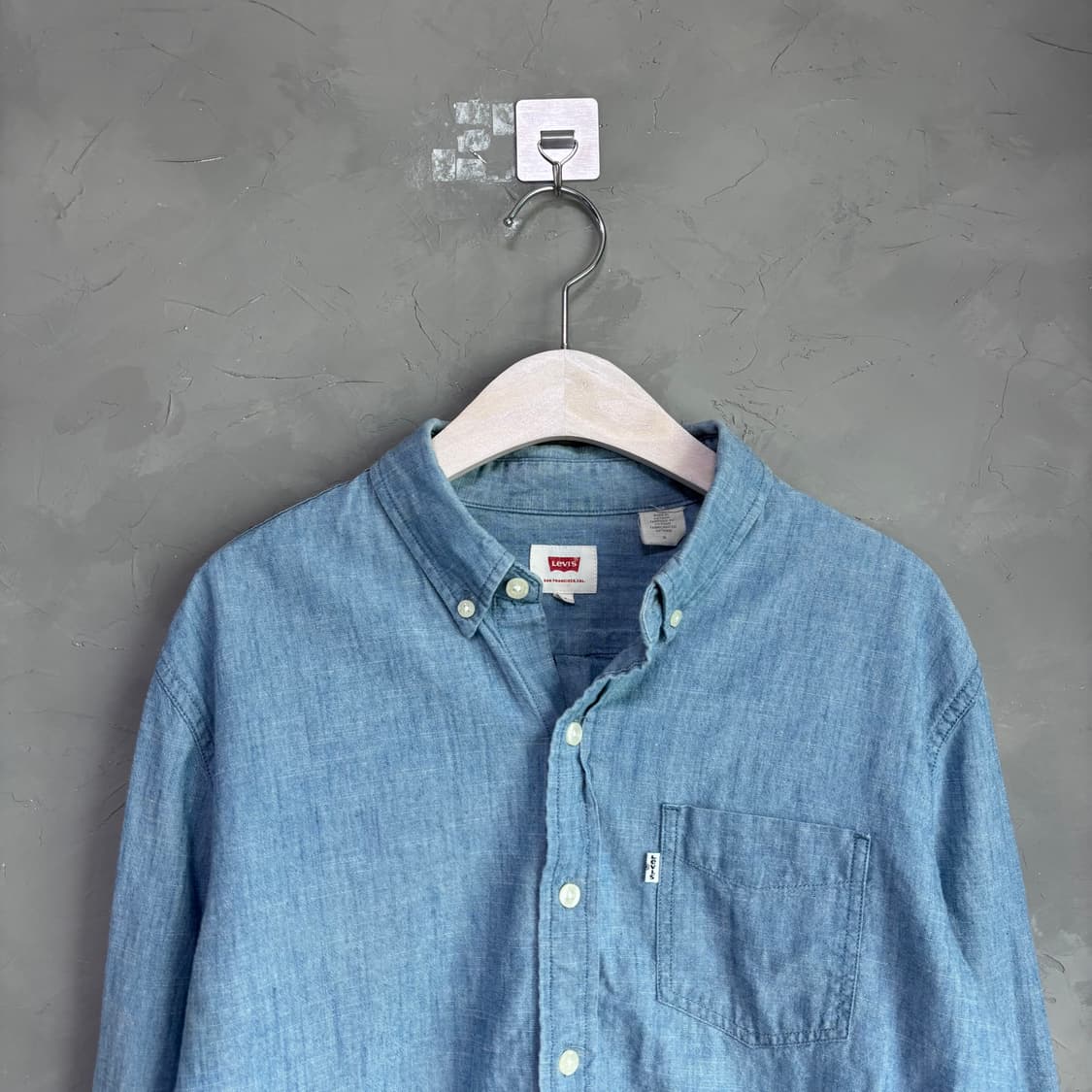 리바이스 데님 샴브레이 셔츠 상품이미지2