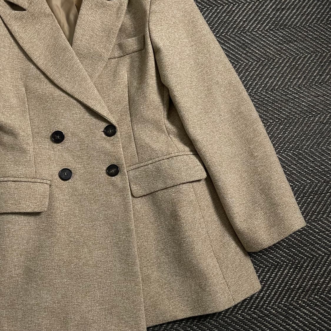 빈티지 우먼스 더블 하프 코트 o 4637 상품이미지3