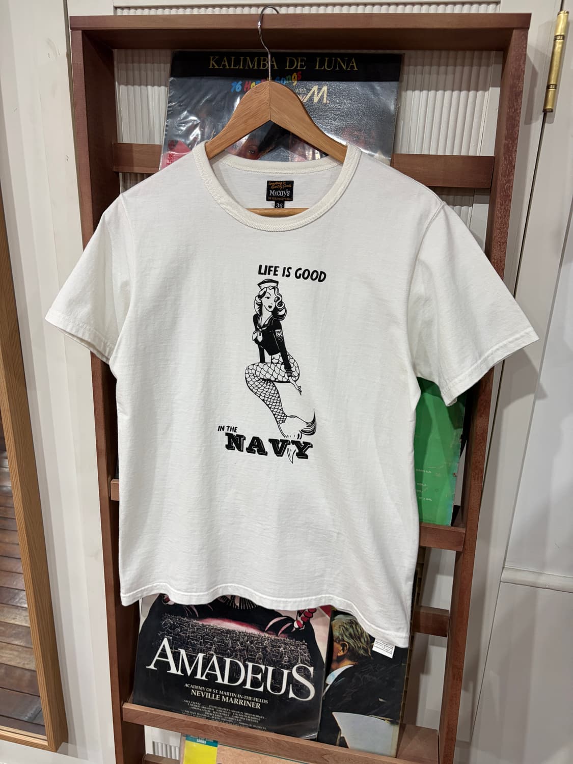 J64 리얼 맥코이 프린팅 반팔 티셔츠 36 상품이미지1