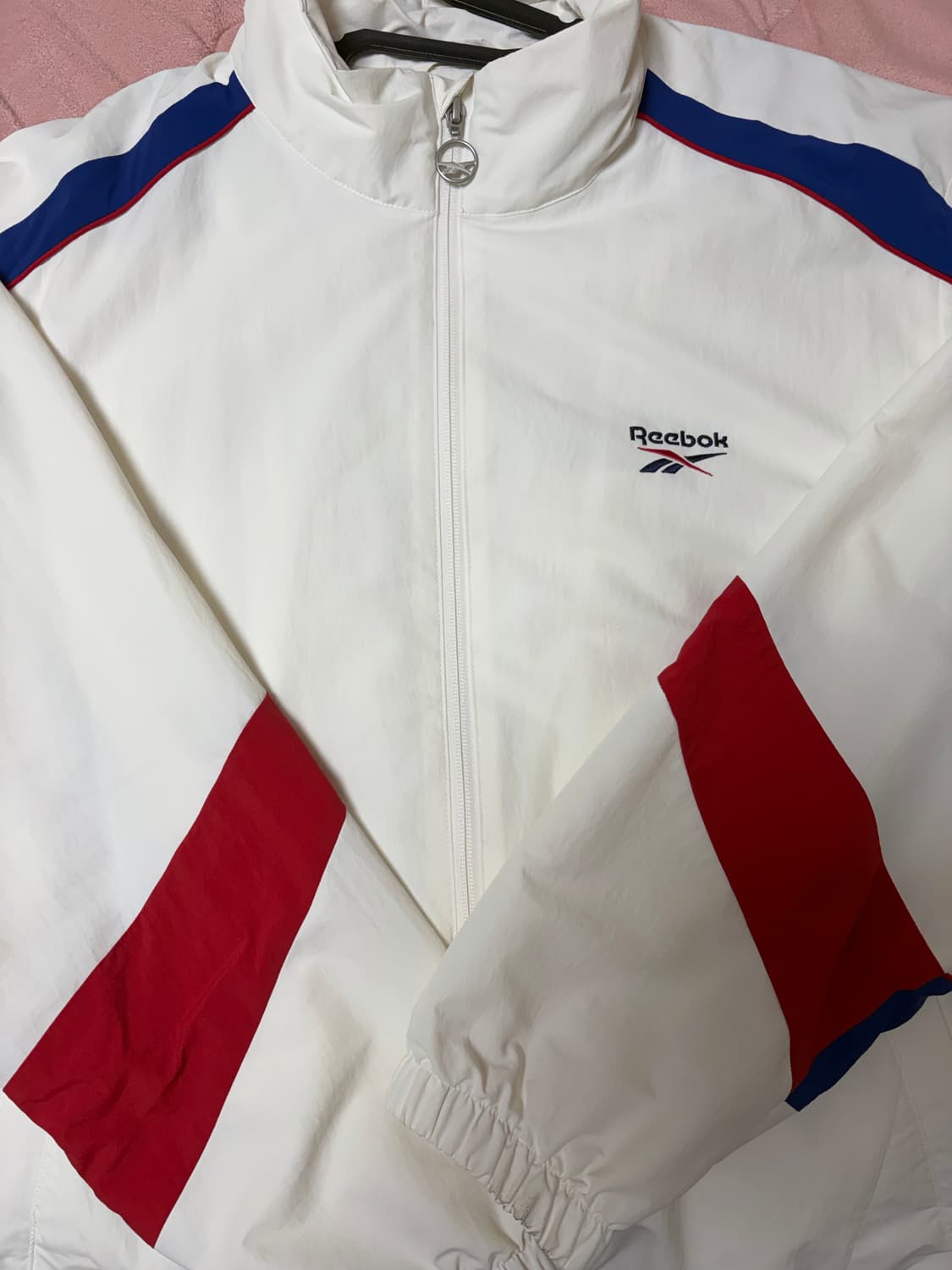 리복 레전드 웜업 윈드 브레이커 화이트 2xl 상품이미지3