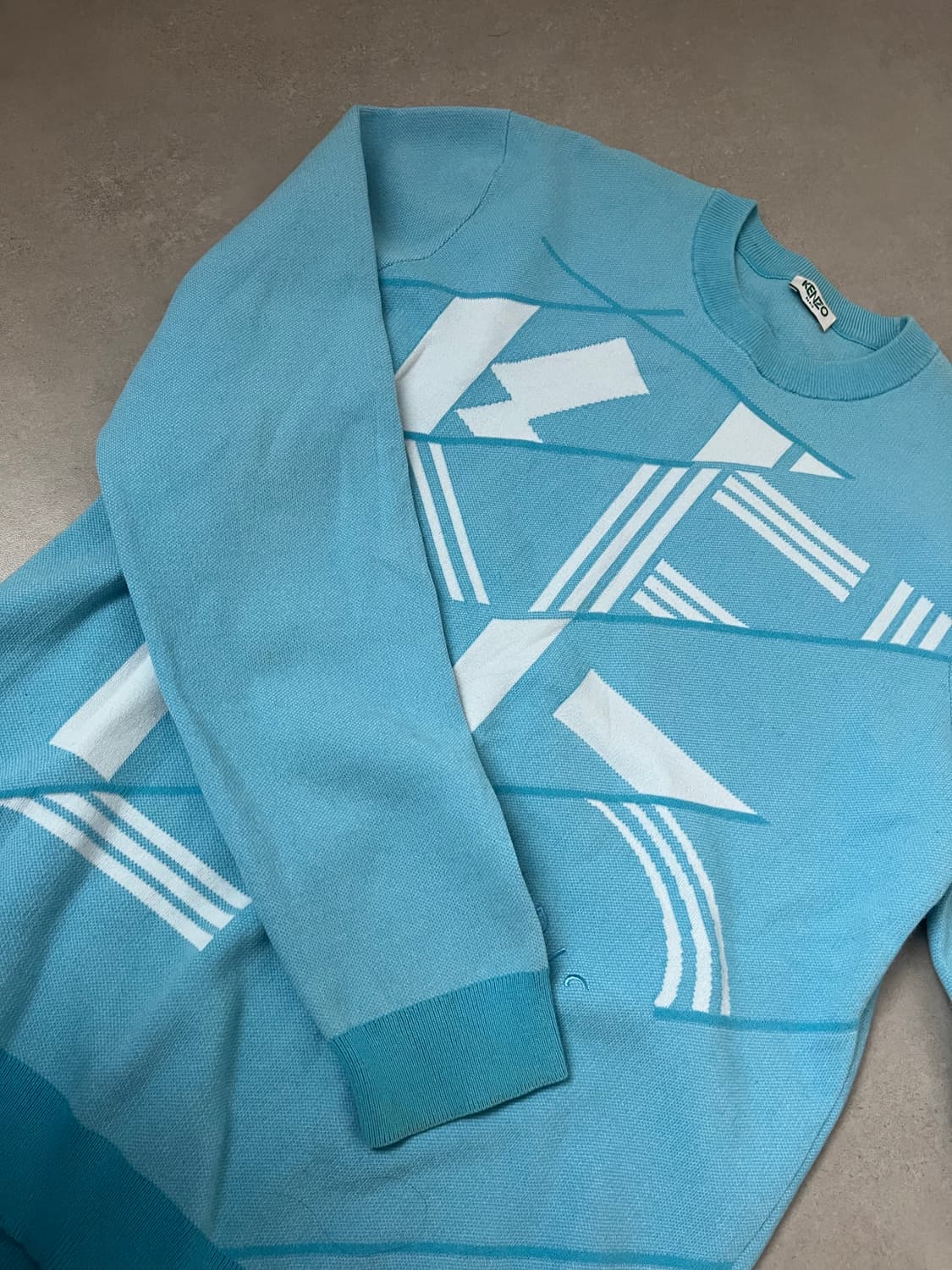 겐조 하늘색 니트 상품이미지4