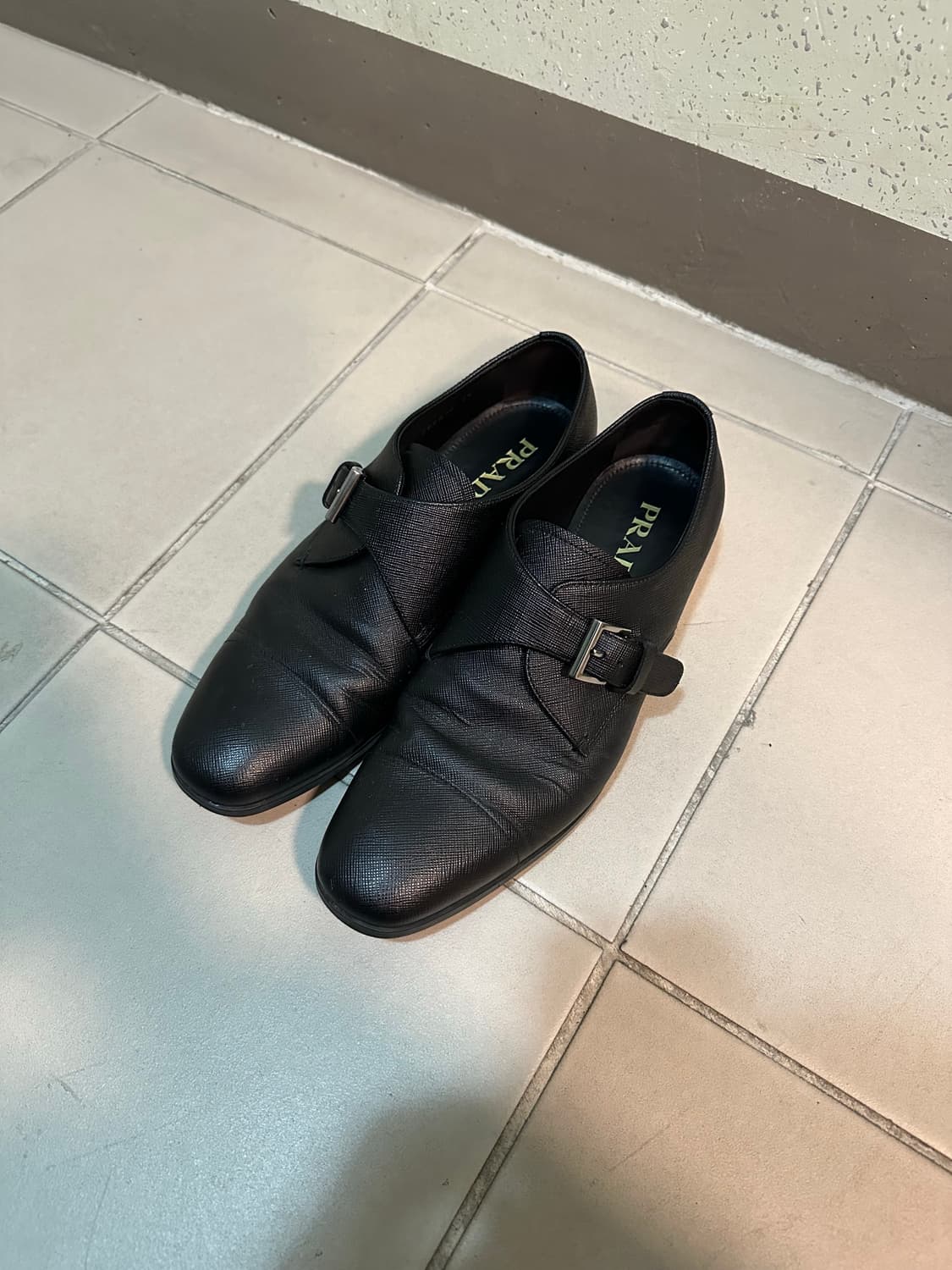 프라다 몽크 스트랩 로퍼 42.5 사이즈 상품이미지1