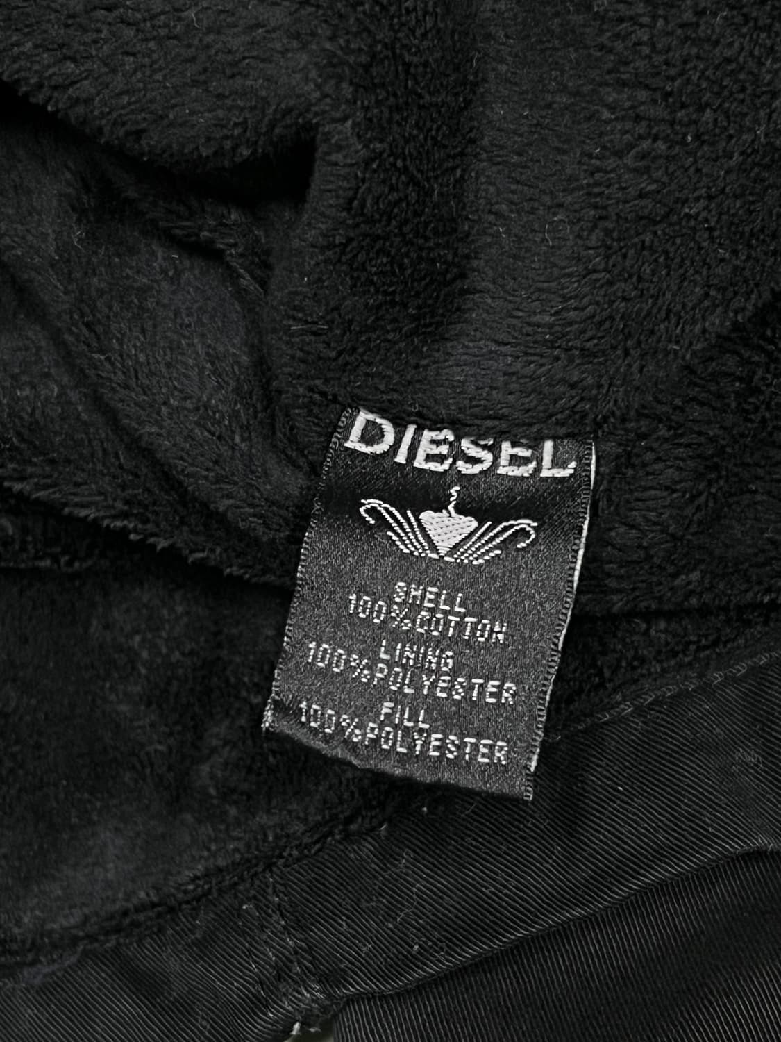 (M) 디젤 빈티지 야상 점퍼 블랙 상품이미지6
