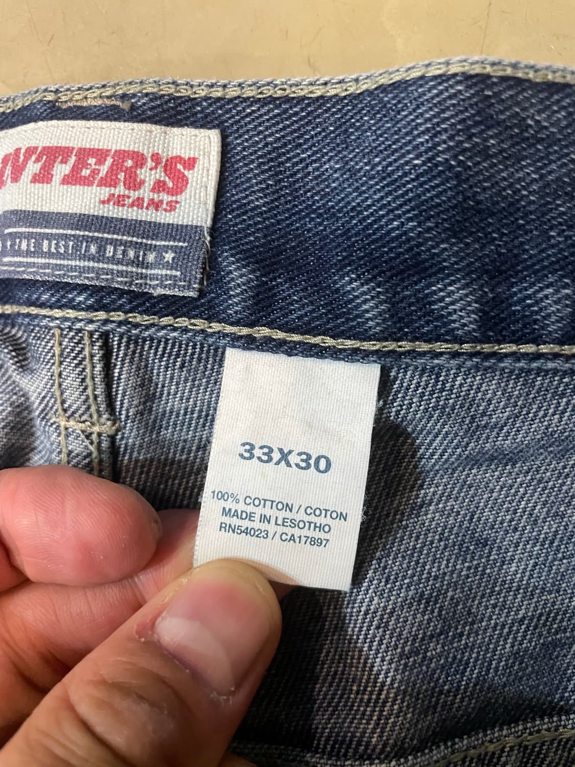 00s Old Navy 빈티지 카펜터 데님팬츠 33x30 상품이미지6