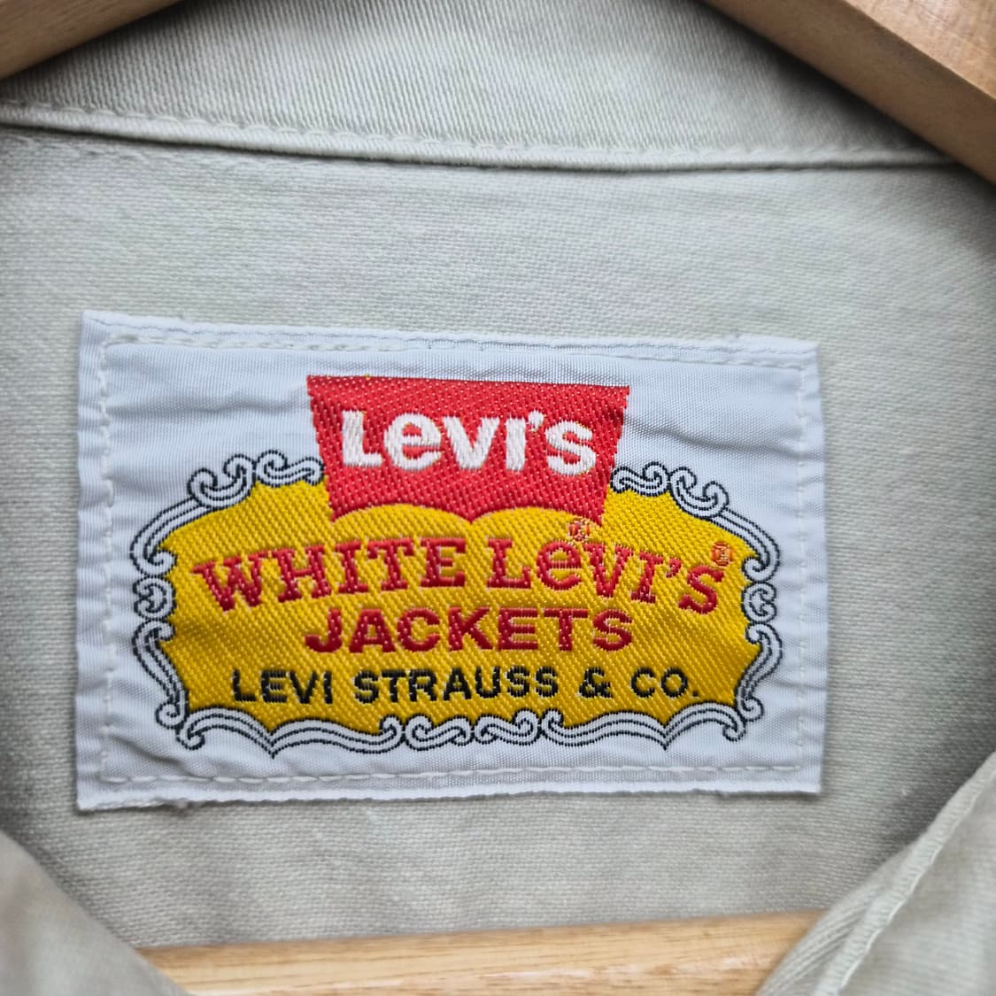 리바이스 베이지 코튼 트러커 자켓 남녀공용 M 상품이미지6