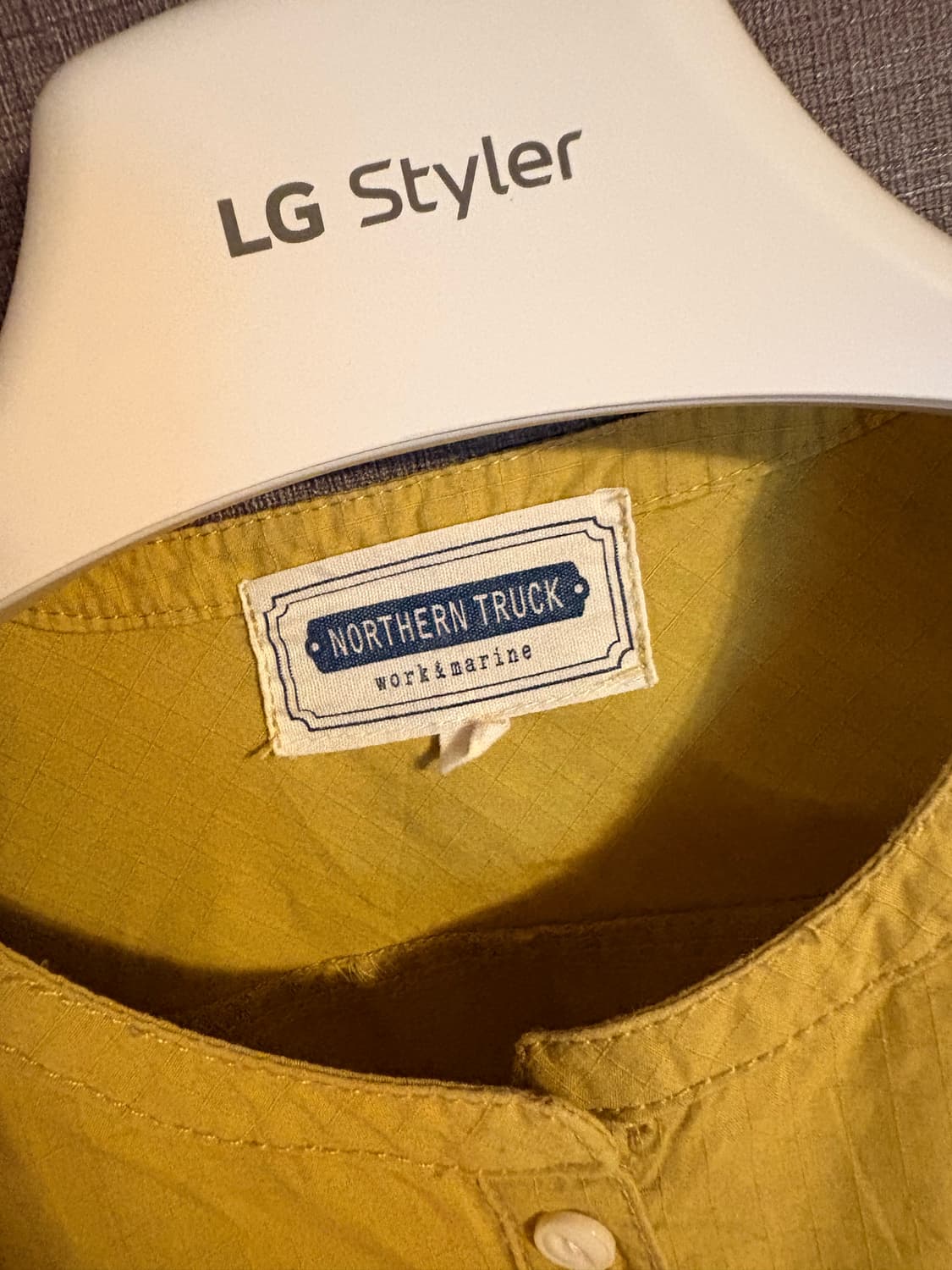 Northern Truck 노란색 면 셔츠 Japan 상품이미지2