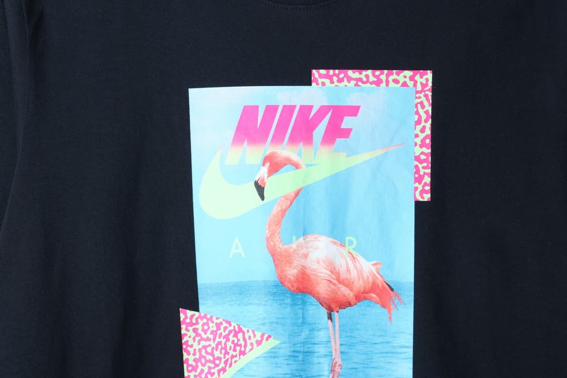 (L-XL) 나이키 반팔 티셔츠 프린팅 여름 블랙 올드스쿨-H32109 상품이미지5