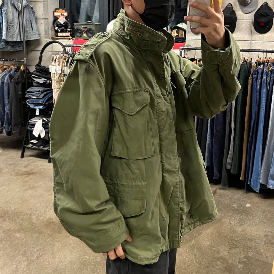 70s 오리지날 M-65 필드자켓 (L/R) 상품이미지7