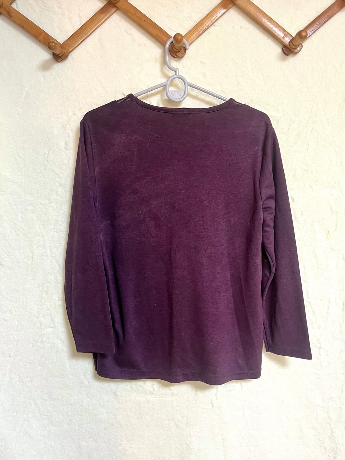 빈티지 모리걸 퍼플 티셔츠 가디건 상품이미지2