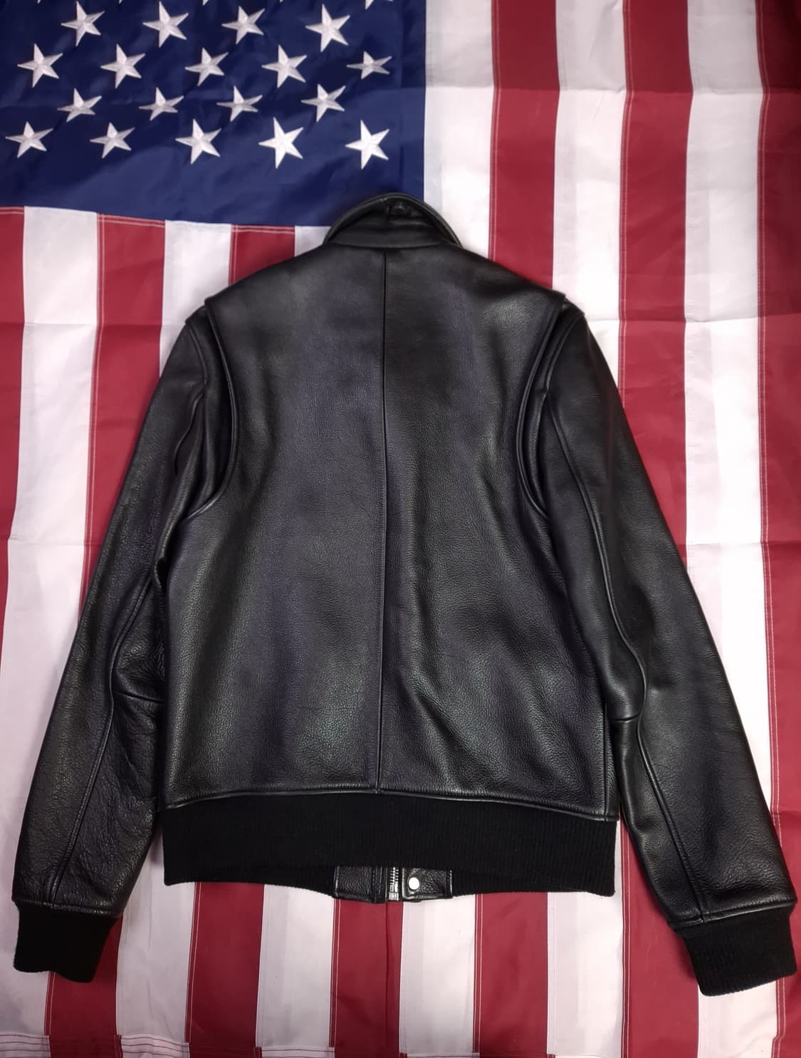 특A 비바스튜디오 리얼레더 A-2 항공자켓 상품이미지7