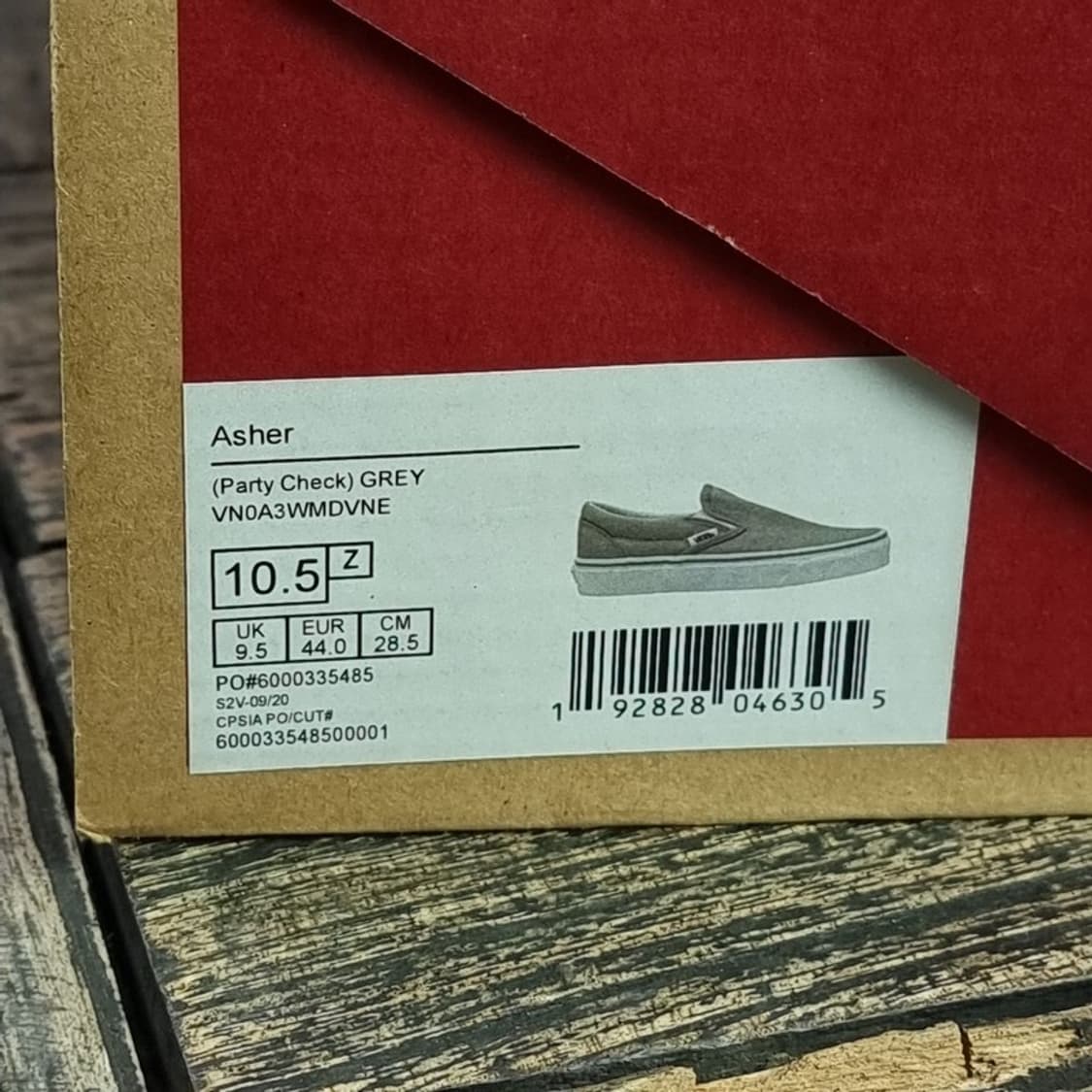 [반스](새상품) 슬립온 그레이 M19384 상품이미지9