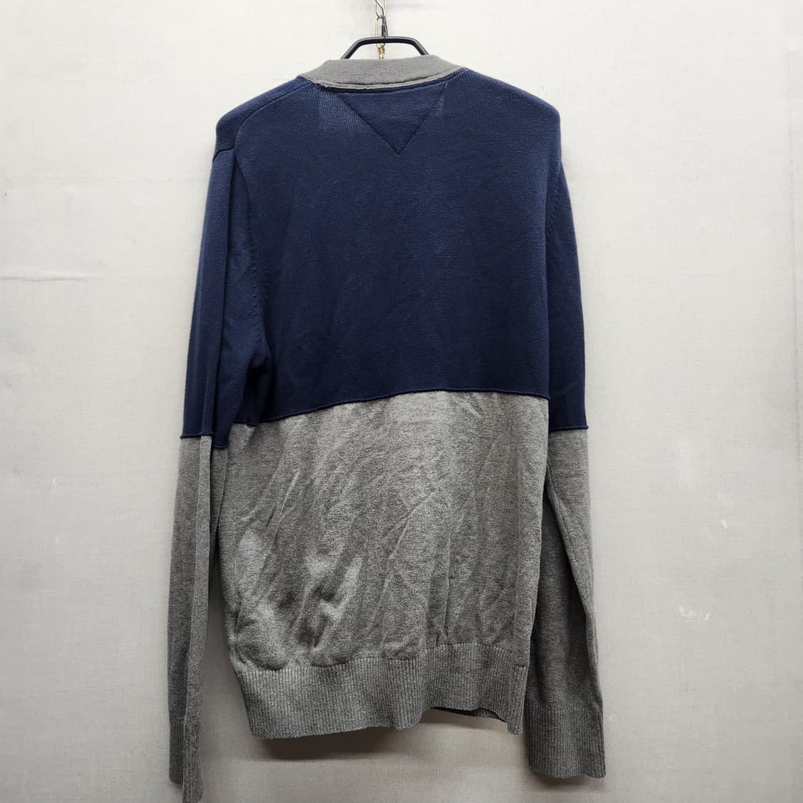 타미힐피거 배색 로고 코튼 가디건M(M) 상품이미지3