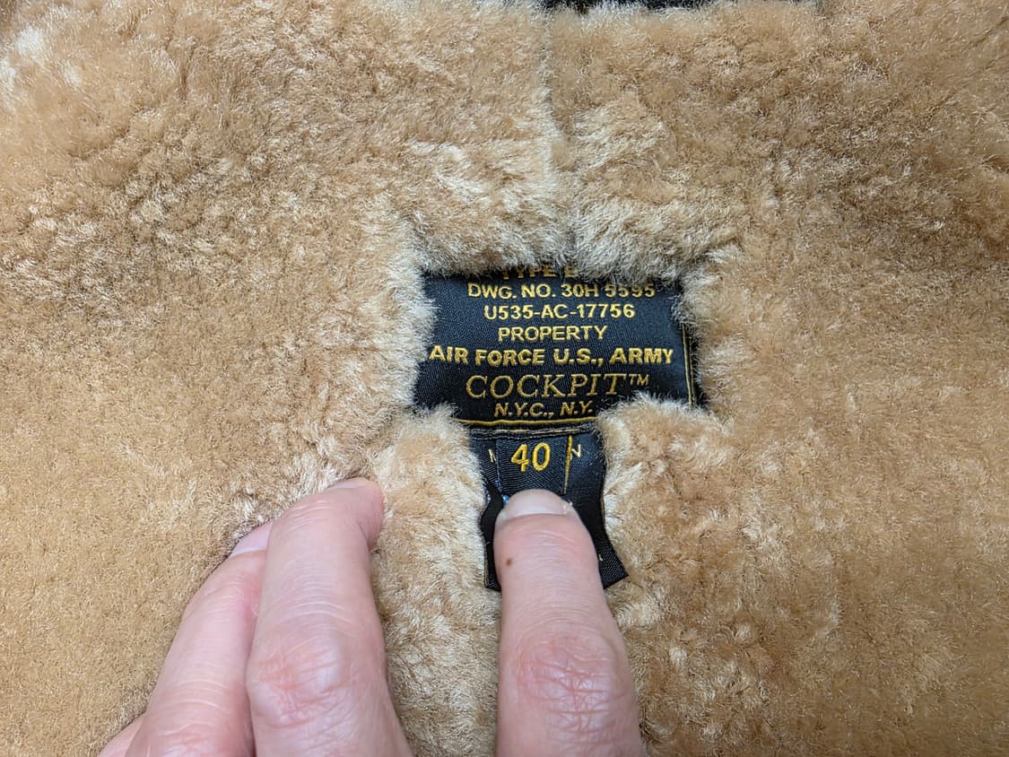 콕핏 USA B-3 무스탕 상품이미지6