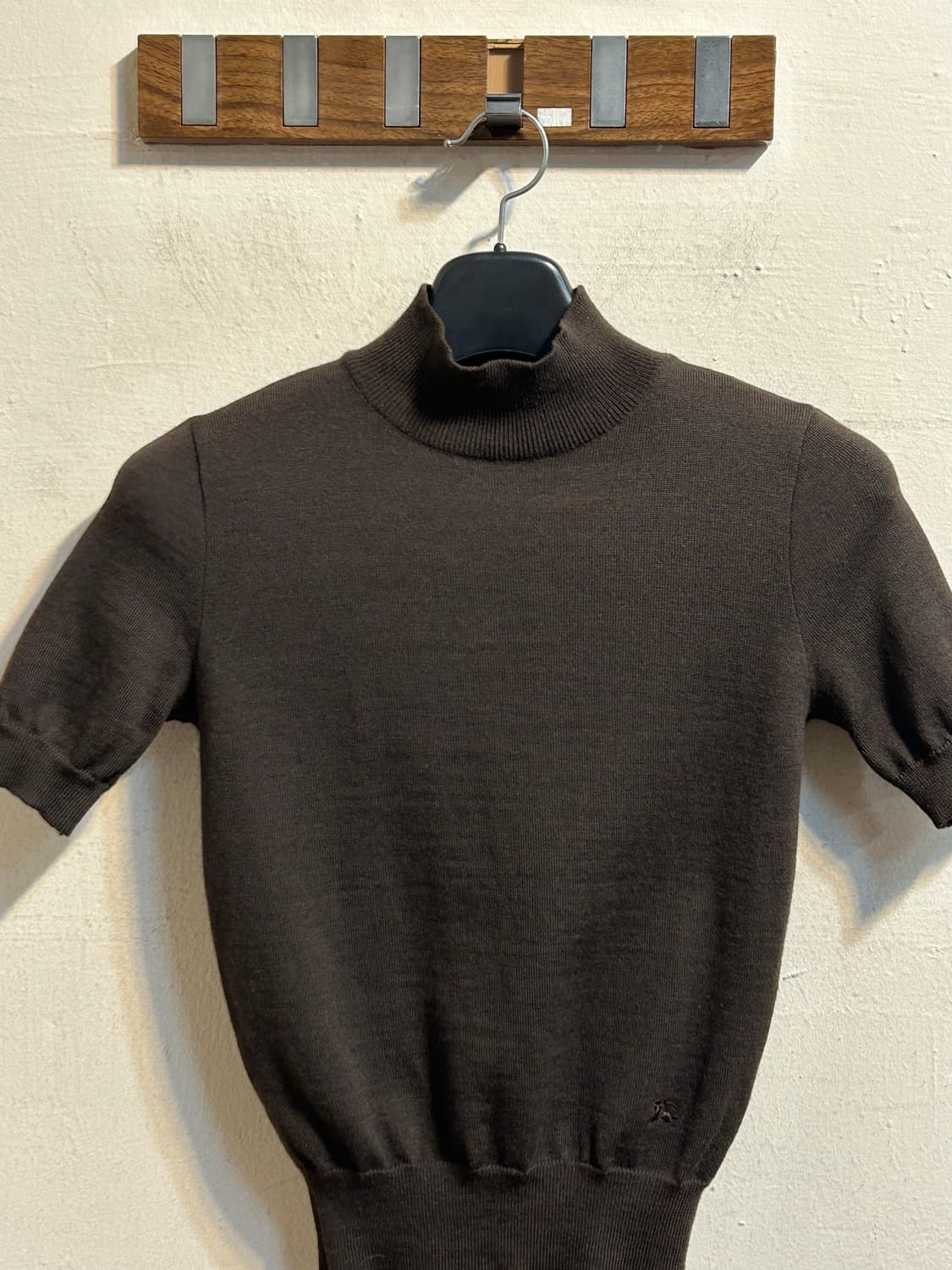 버버리 블루라벨 울 반팔 터틀넥 니트 상품이미지2