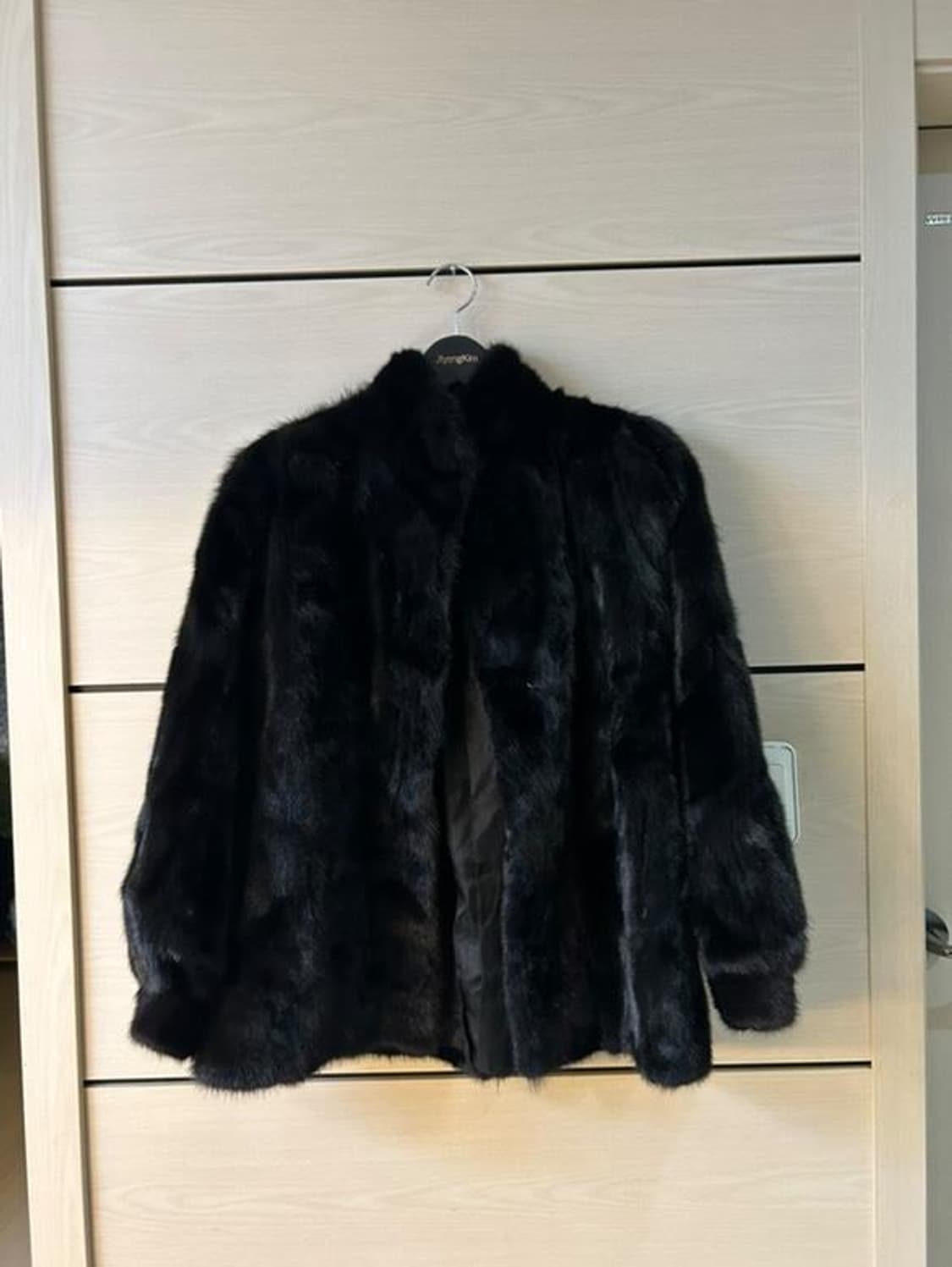 빈티지 밍크 퍼 블랙 자켓 상품이미지1