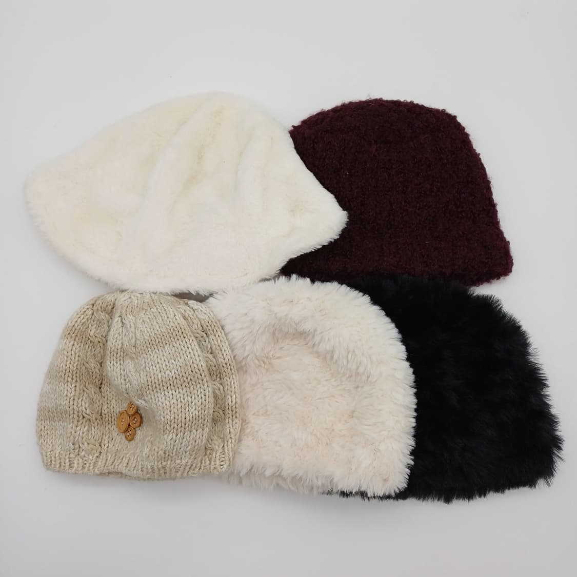 겨울 빈티지 비니/버킷햇/벙거지/털모자 5종[BF10445-154-36] 상품이미지2