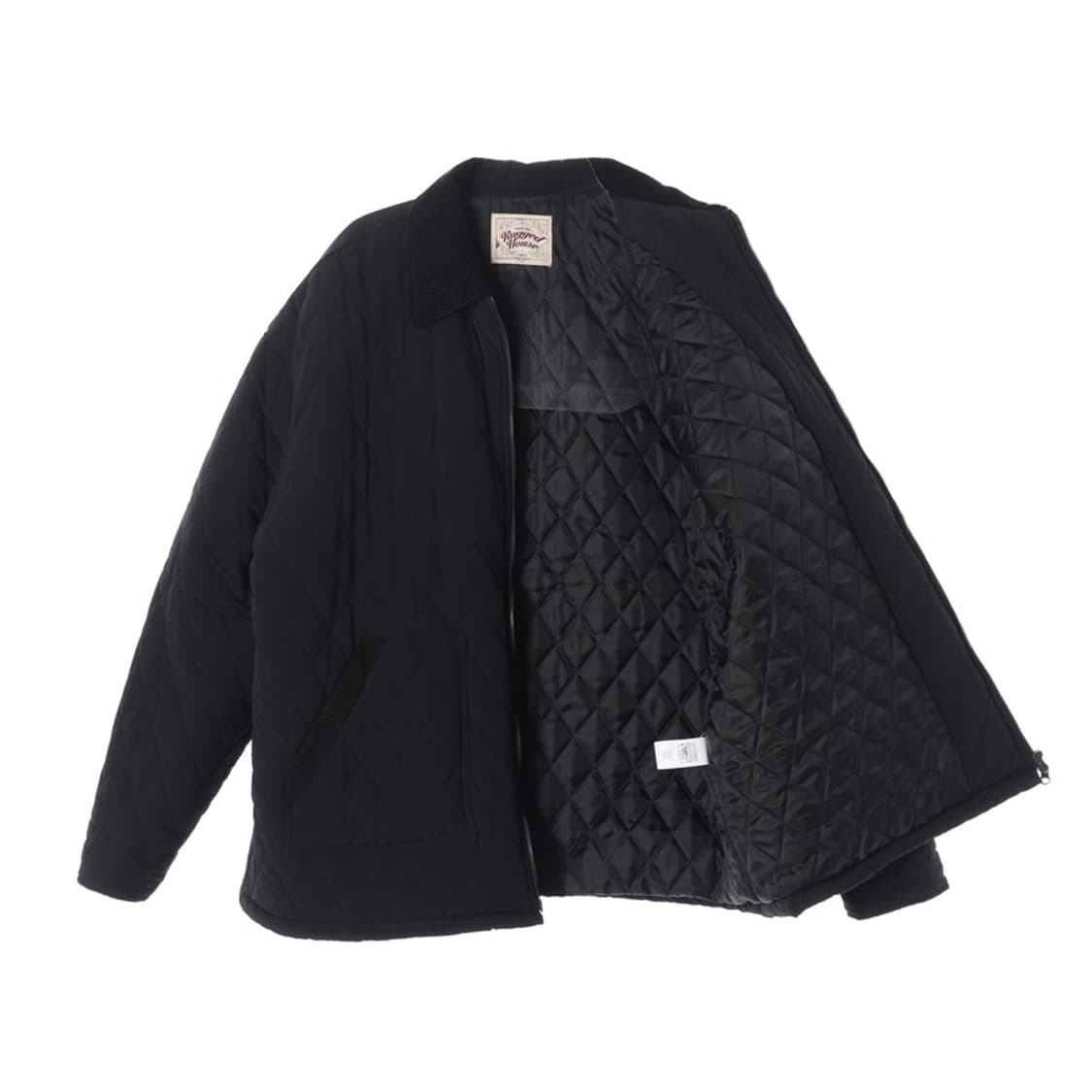 러기드 하우스 아메카지 배색 퀼팅 자켓 상품이미지2