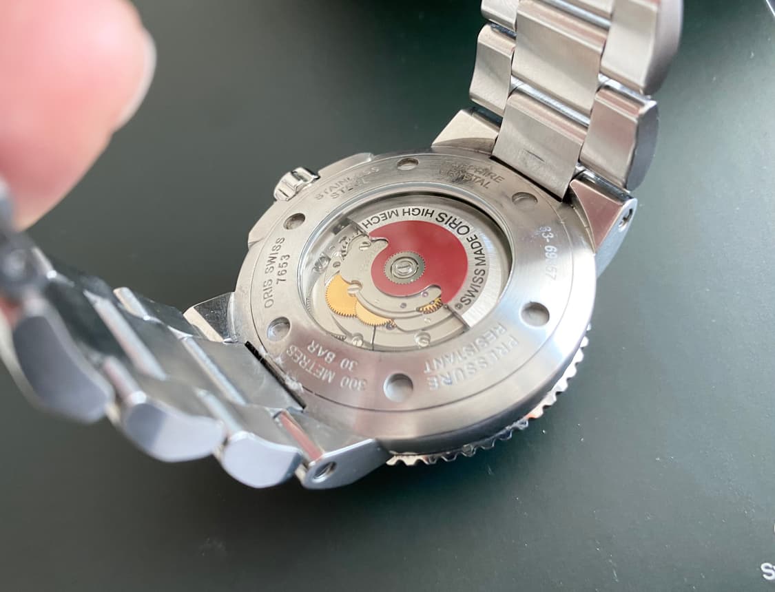 오리스 애커스 검주 43mm 오토메틱 남성용 스틸 상품이미지9