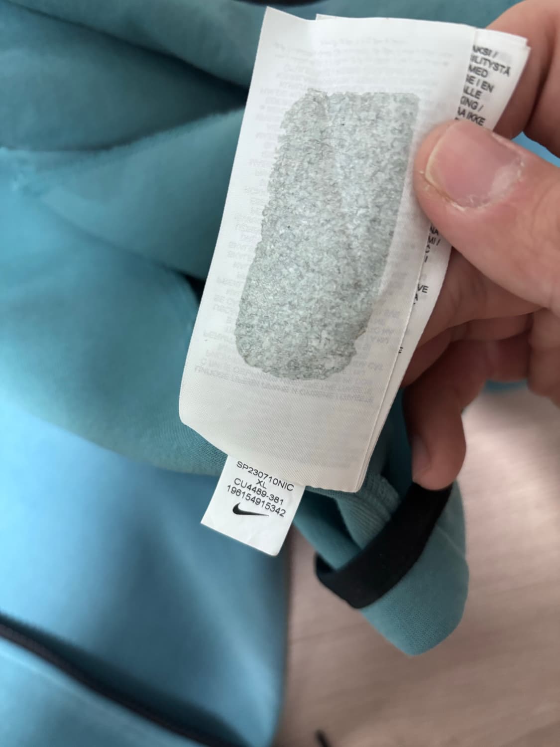 XL 나이키 테크플리스 미네랄 틸 상품이미지3