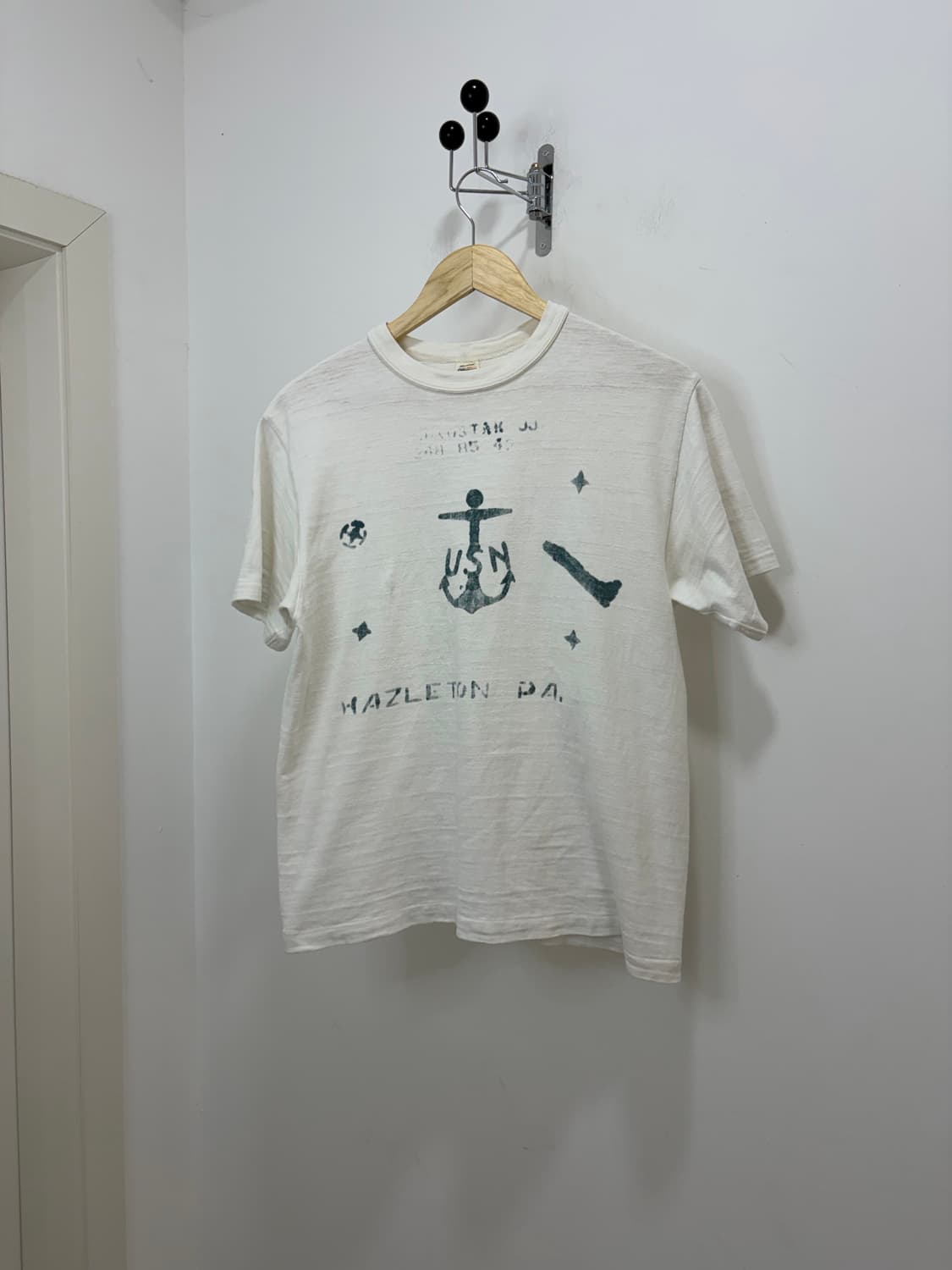 Warehouse & Co 웨어하우스 미해군 usn 싱글스티치 반팔 티셔 상품이미지3