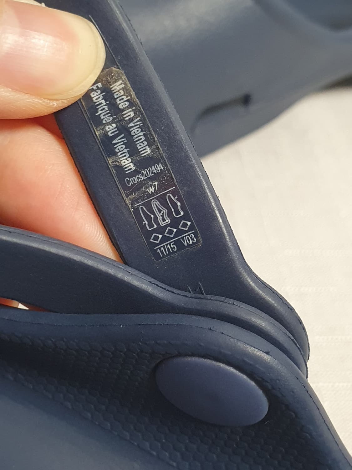크록스 카린 클로그 샌들 네이비 W7 240mm 상품이미지8
