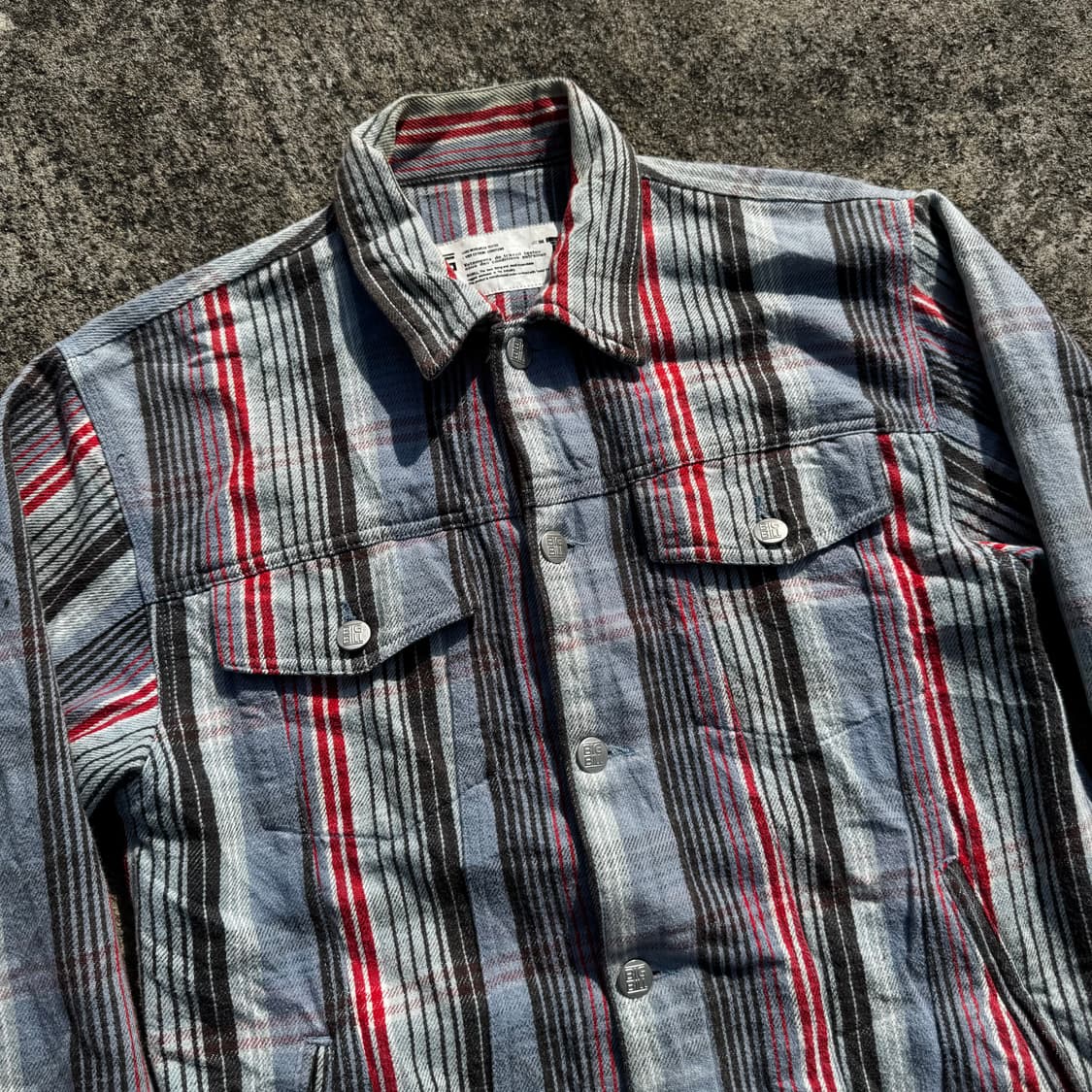 [M] Big Bill 체크 트러커 셔츠 자켓 상품이미지5