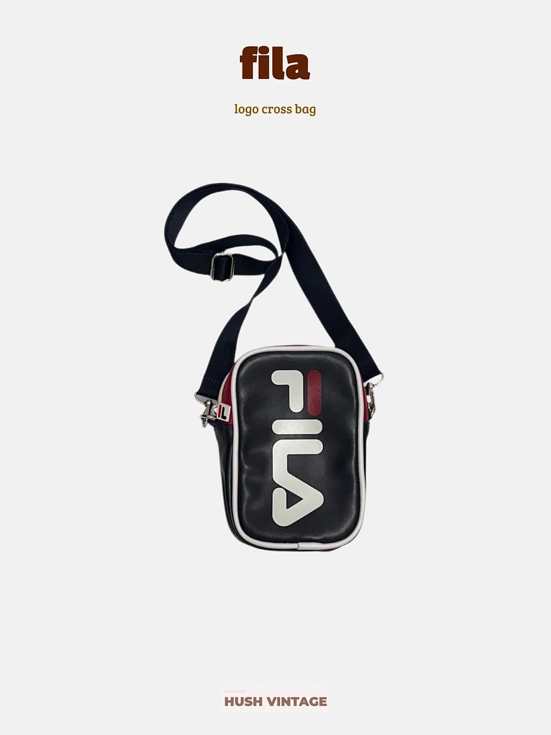 휠라 빅로고 미니 크로스백 올드스쿨 빈티지 상품이미지1